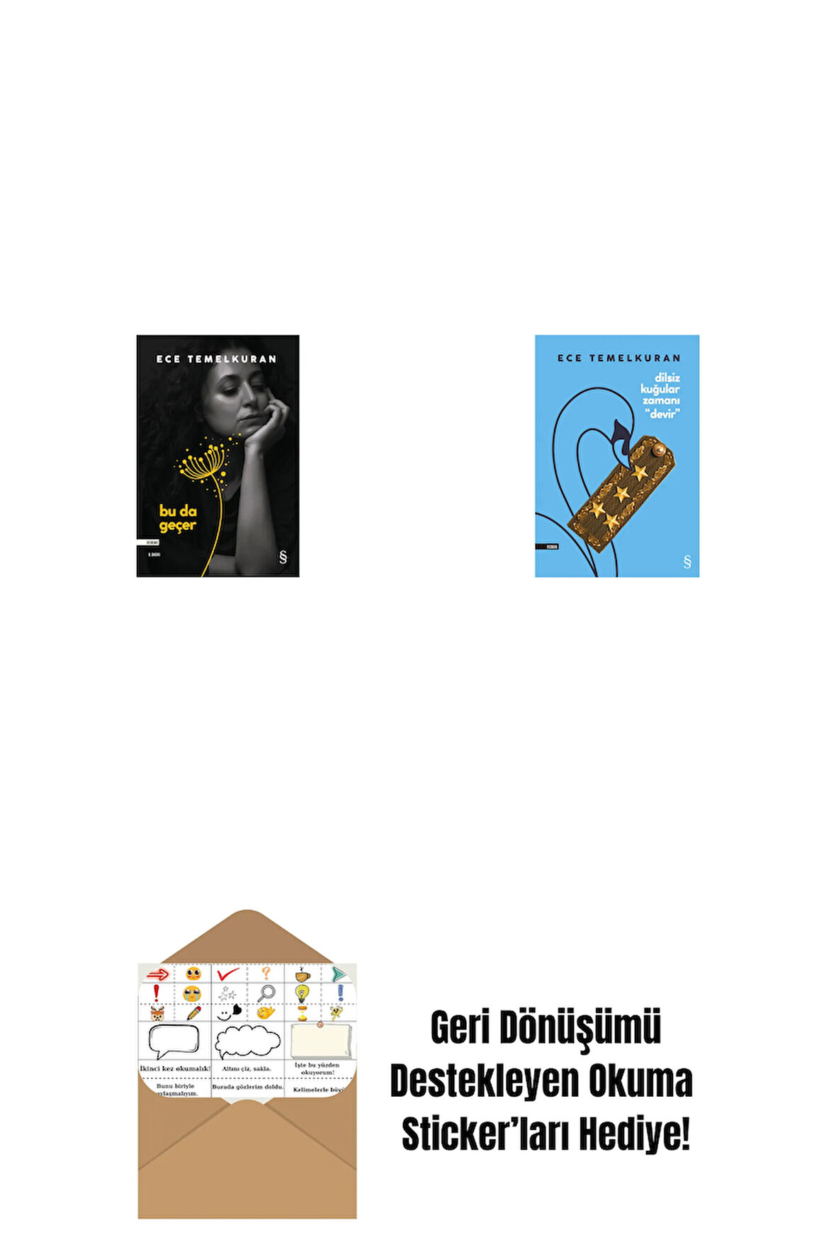 Bu da Geçer + Dilsiz Kuğular Zamanı “Devir” + Okuma Sticker'ları