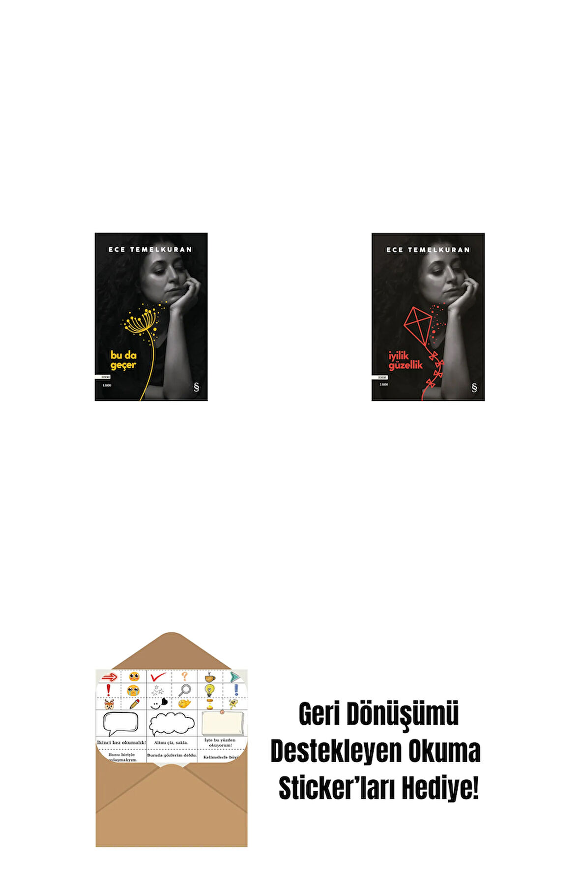 Bu da Geçer + İyilik Güzellik + Okuma Sticker'ları