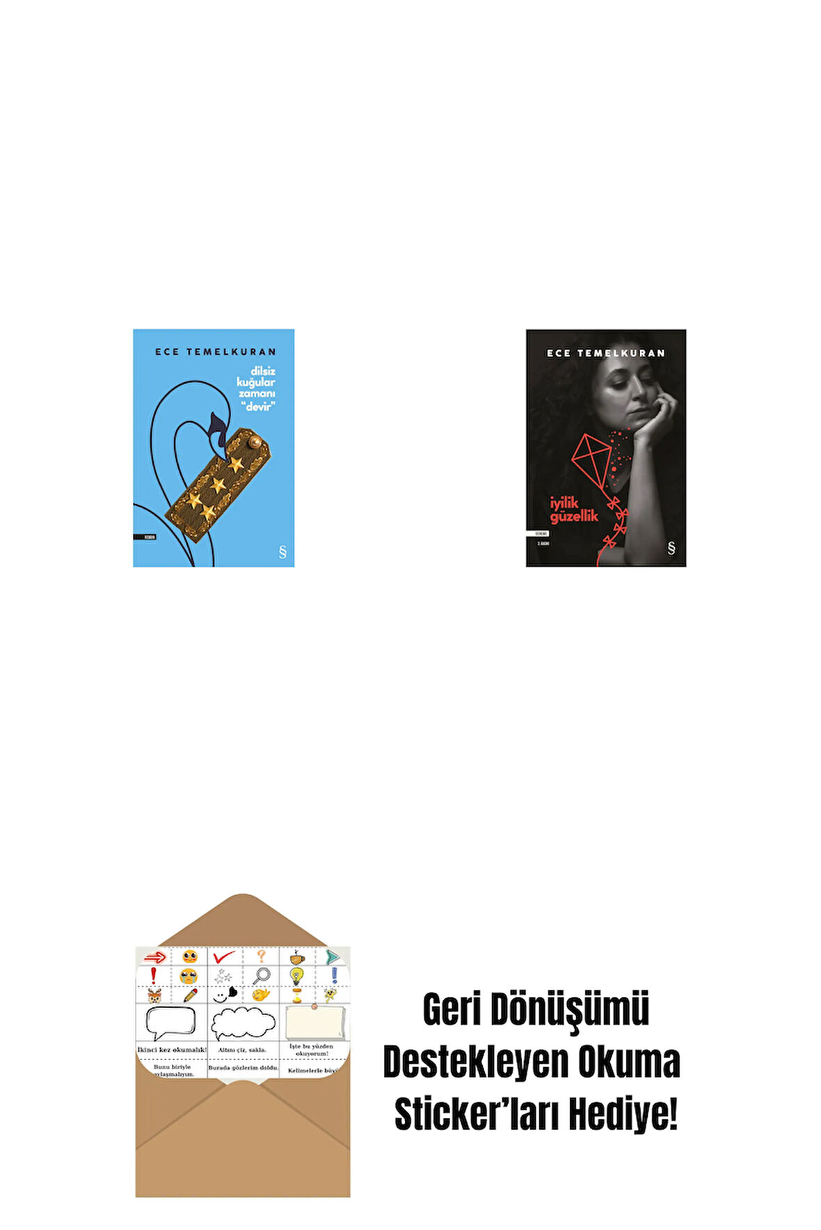 Dilsiz Kuğular Zamanı “Devir” + İyilik Güzellik + Okuma Sticker'ları