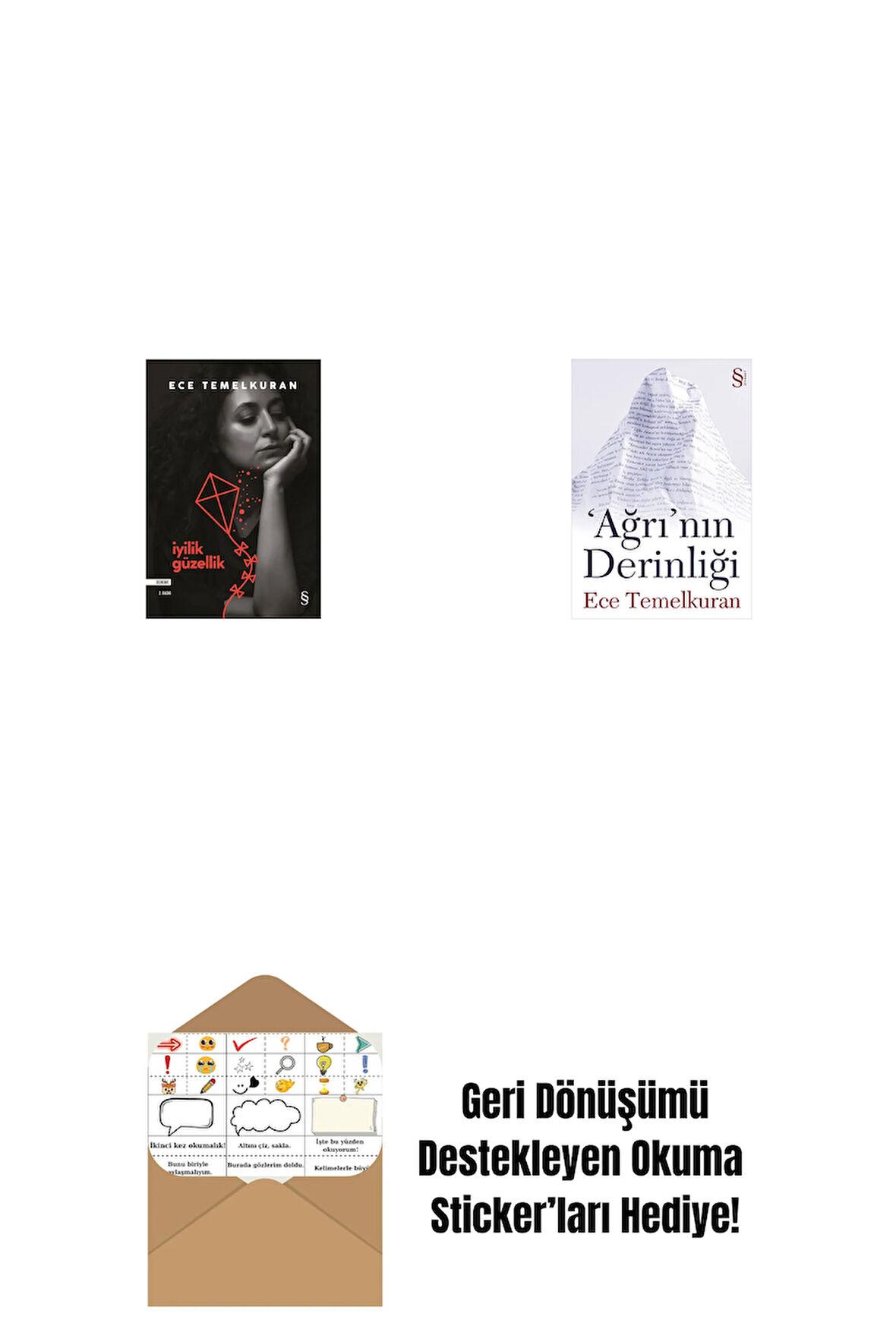 İyilik Güzellik + 'Ağrı'nın Derinliği + Okuma Sticker'ları