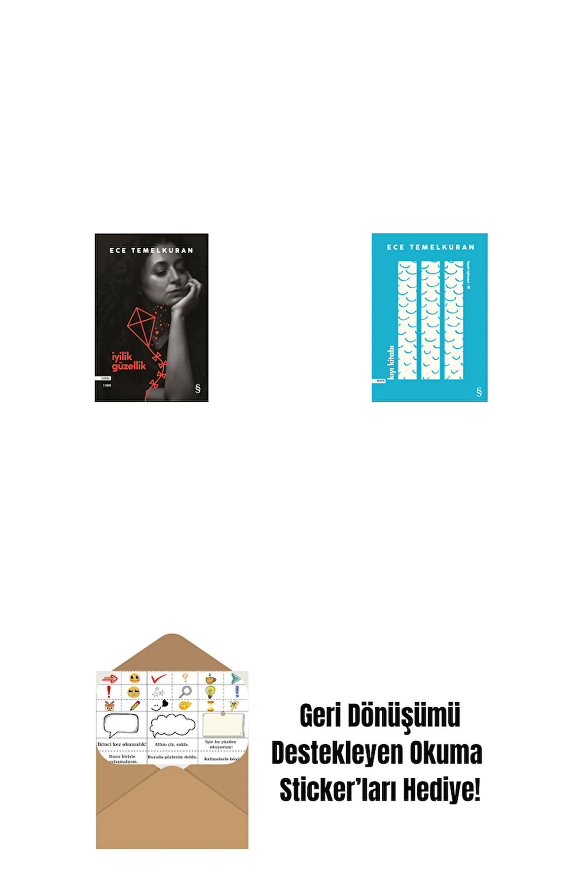 İyilik Güzellik + Kıyı Kitabı + Okuma Sticker'ları