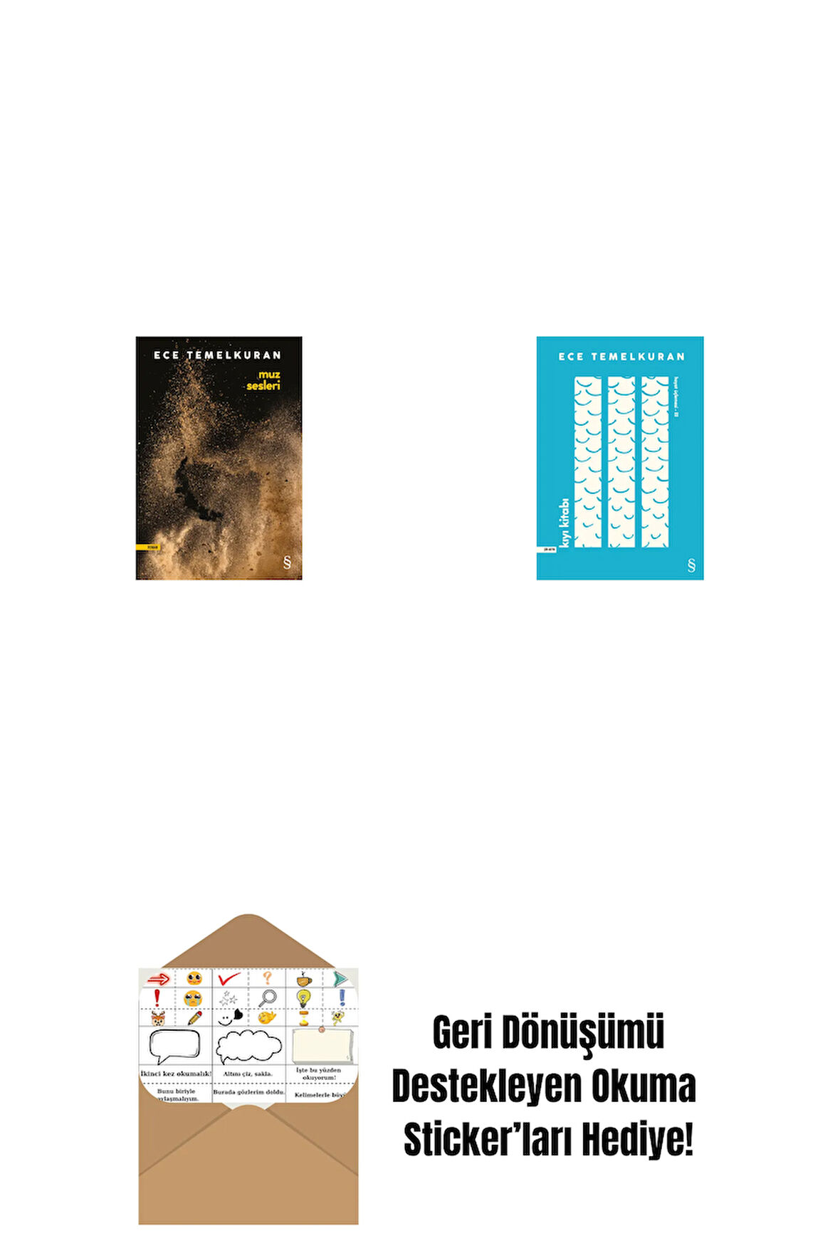 Muz Sesleri + Kıyı Kitabı + Okuma Sticker'ları