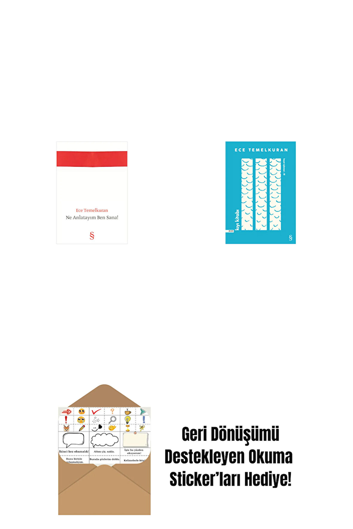 Ne Anlatayım Ben Sana! + Kıyı Kitabı + Okuma Sticker'ları