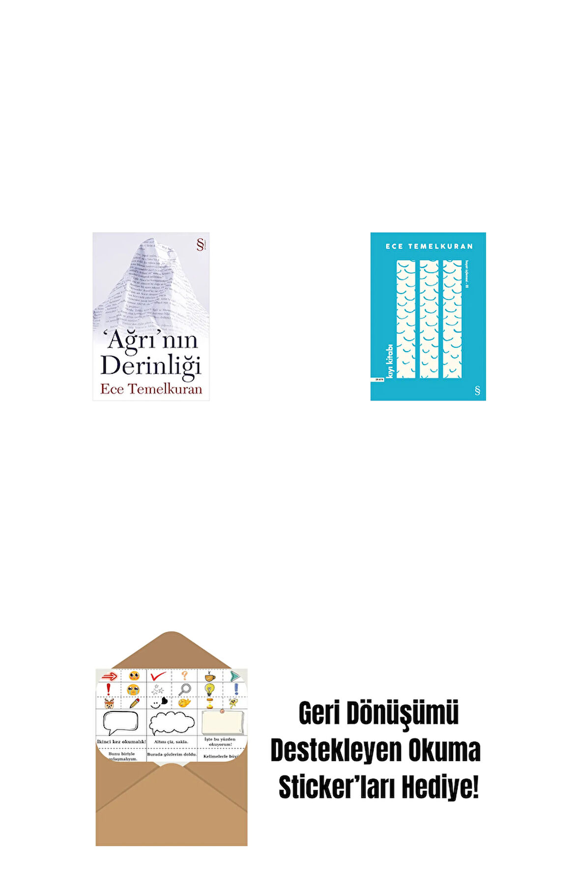 'Ağrı'nın Derinliği + Kıyı Kitabı + Okuma Sticker'ları