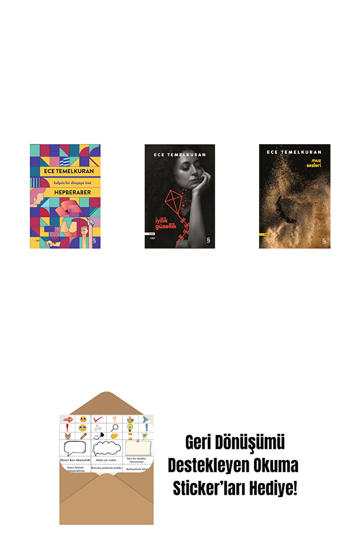 Hepberaber + İyilik Güzellik + Muz Sesleri + Okuma Sticker'ları