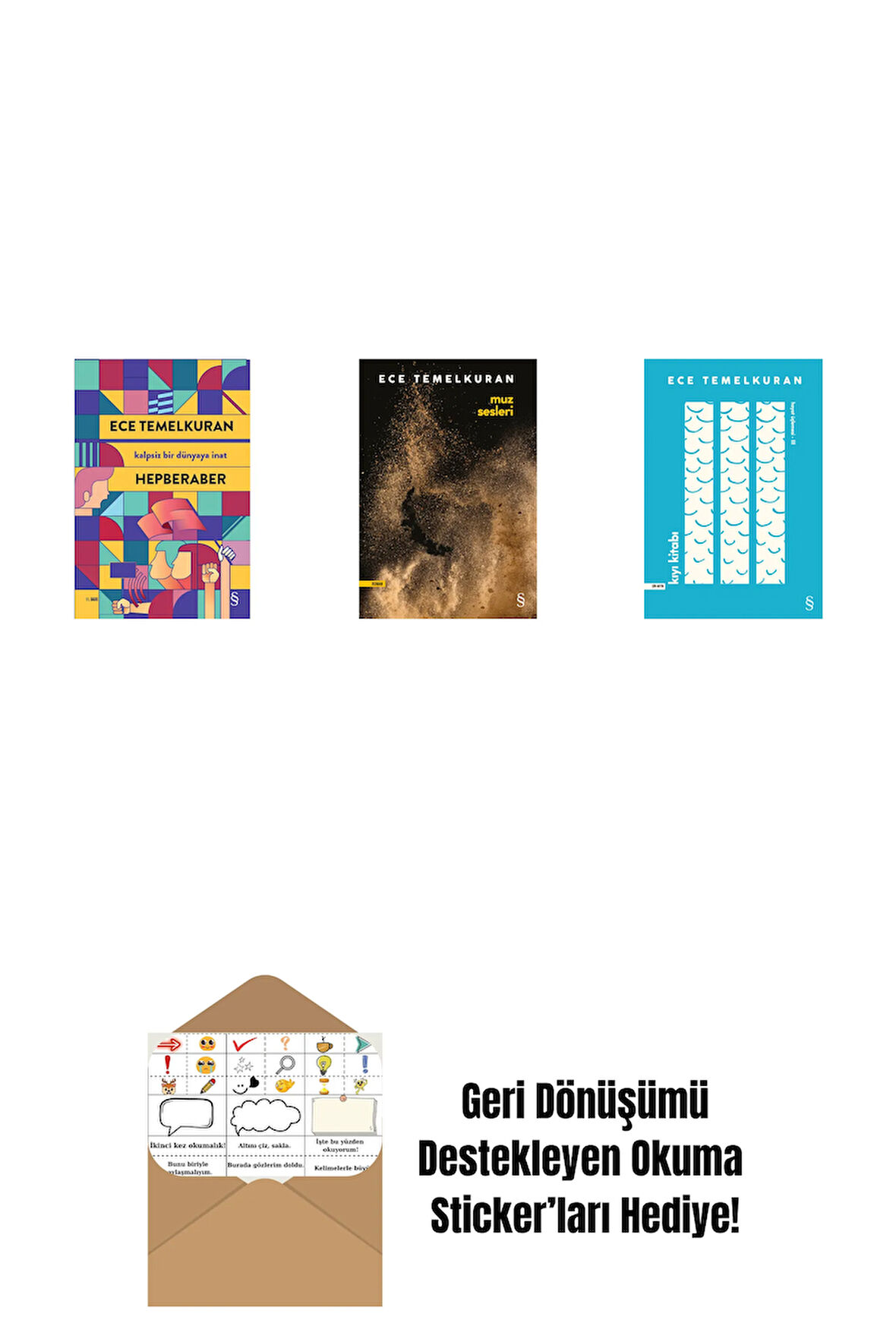 Hepberaber + Muz Sesleri + Kıyı Kitabı + Okuma Sticker'ları