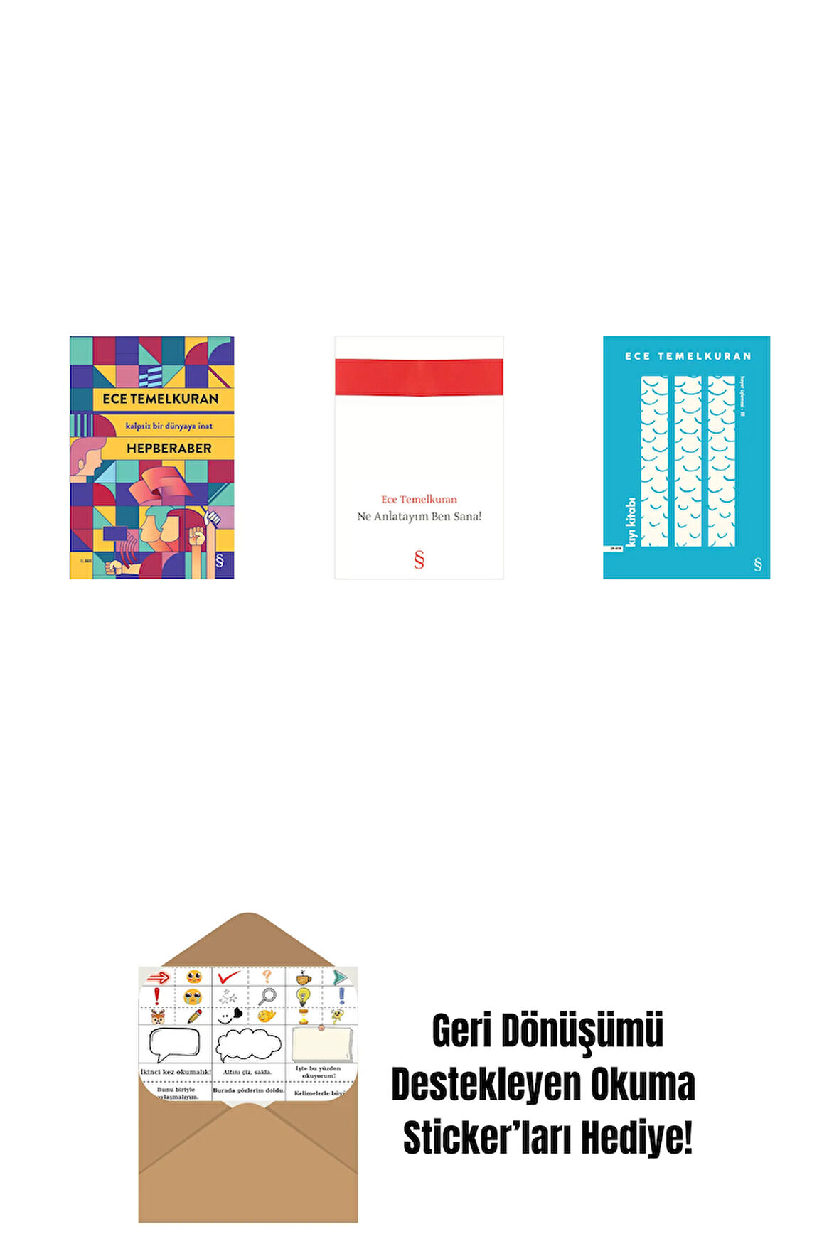 Hepberaber + Ne Anlatayım Ben Sana! + Kıyı Kitabı + Okuma Sticker'ları
