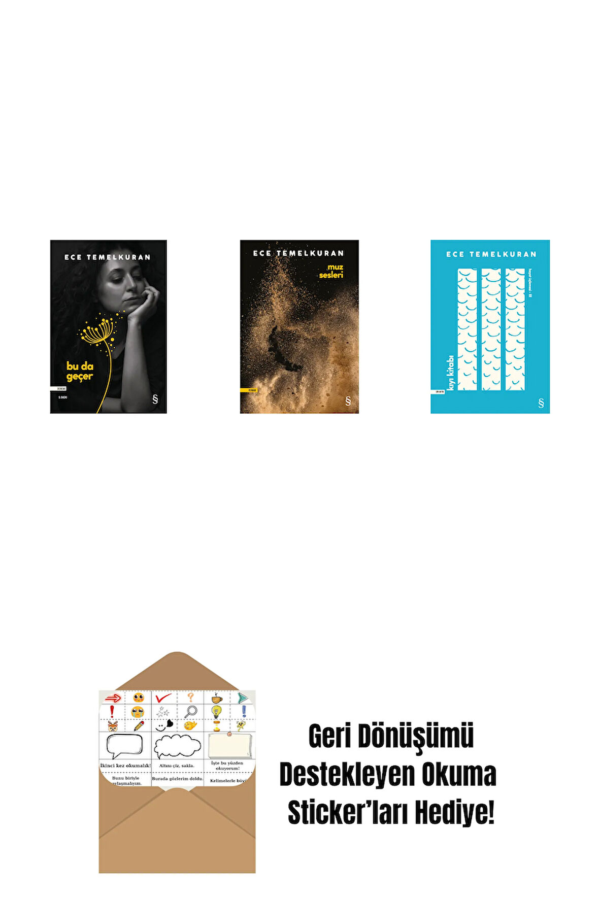 Bu da Geçer + Muz Sesleri + Kıyı Kitabı + Okuma Sticker'ları