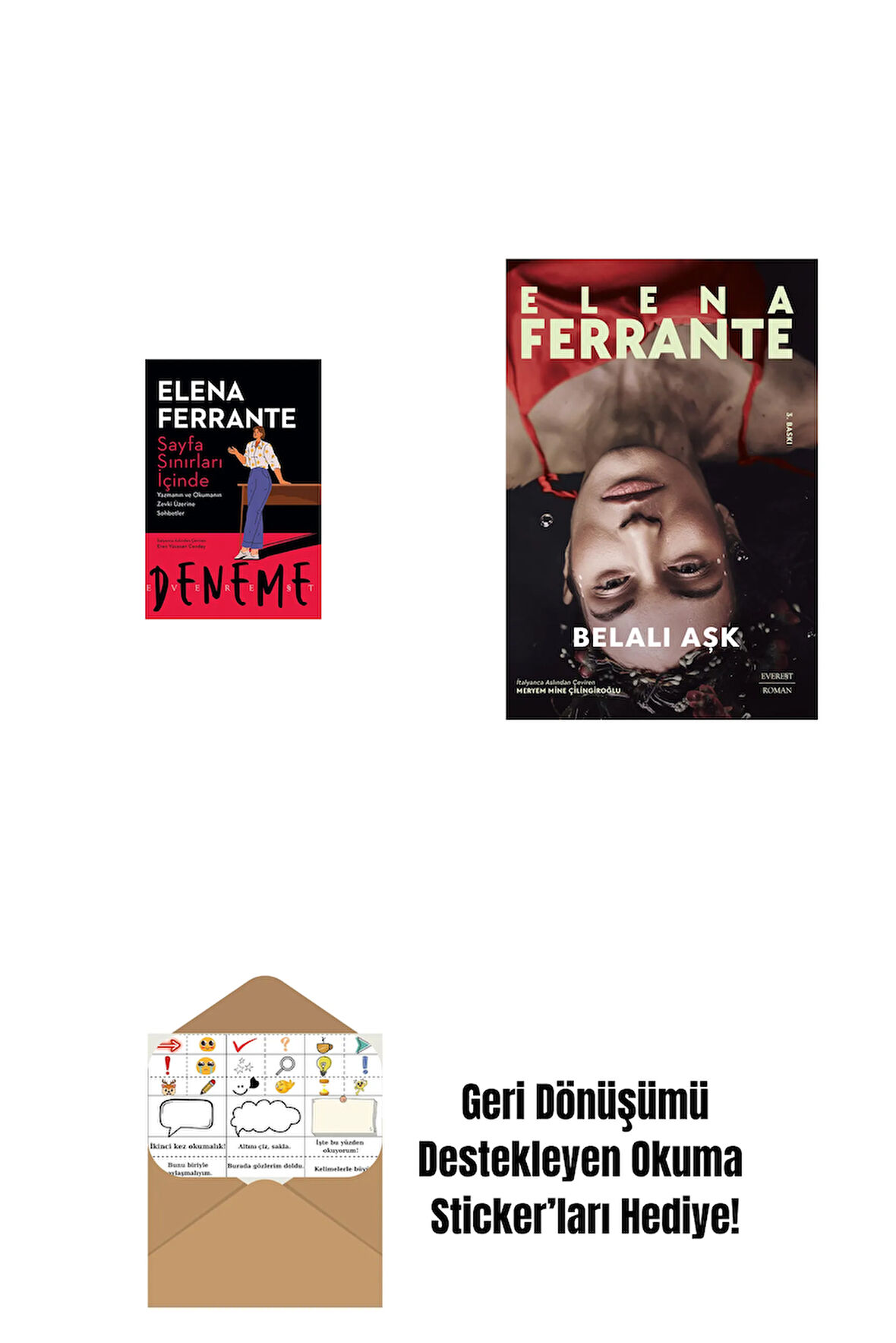 Sayfa Sınırları İçinde + Belalı Aşk + Okuma Sticker'ları