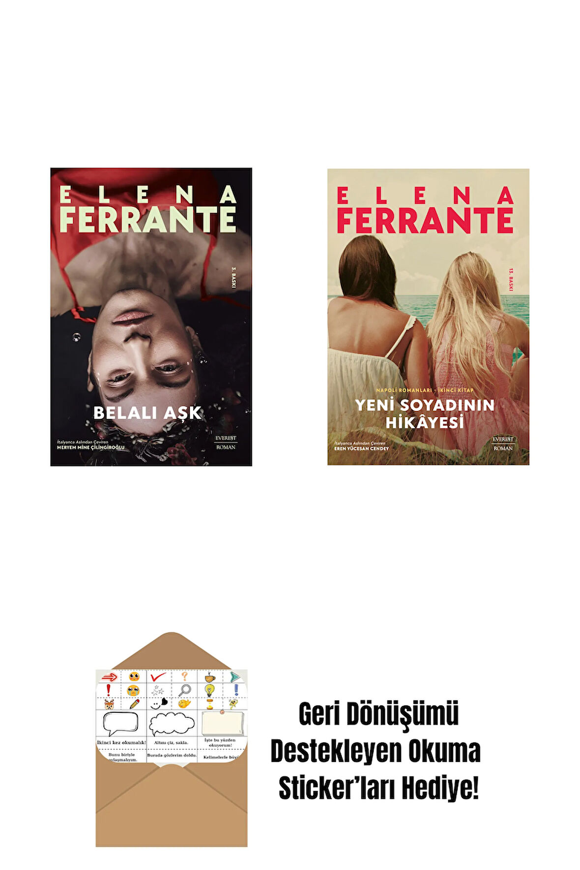 Belalı Aşk + Yeni Soyadının Hikâyesi + Okuma Sticker'ları