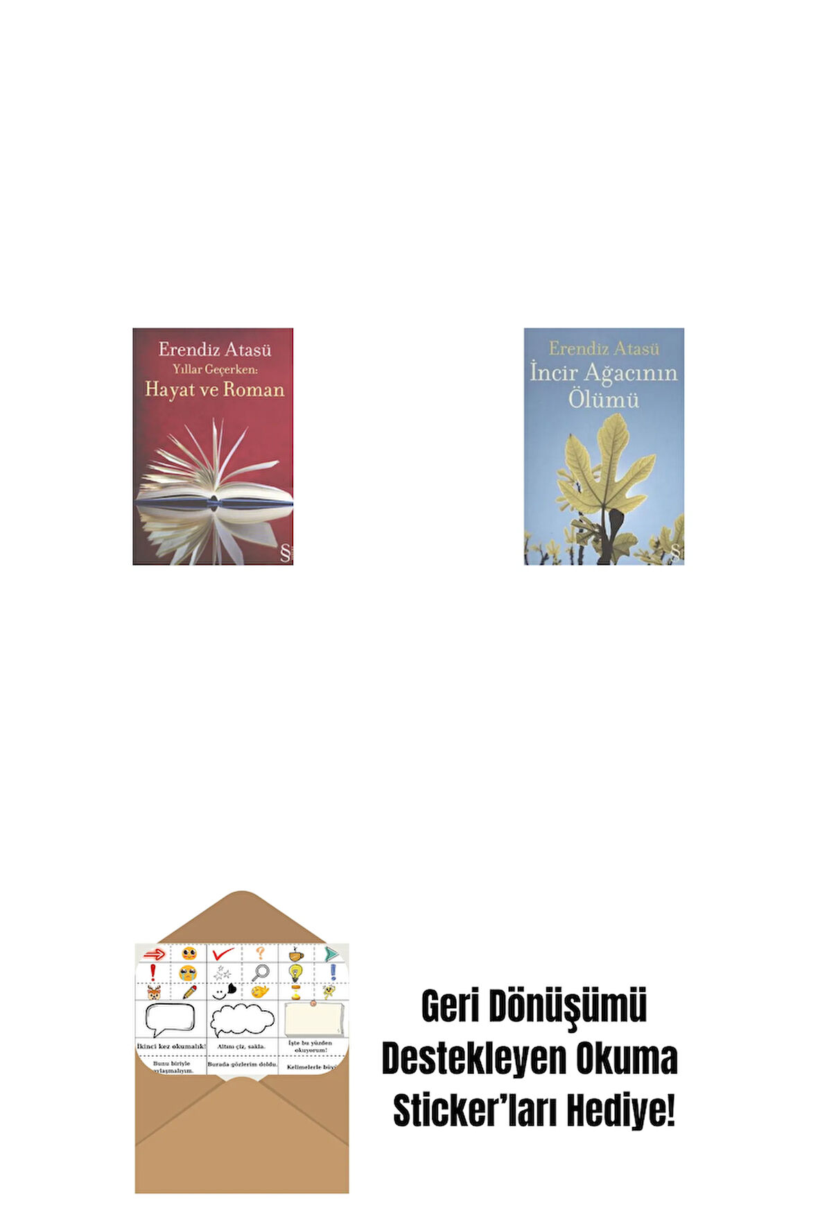 Yıllar Geçerken: Hayat ve Roman + İncir Ağacının Ölümü + Okuma Sticker'ları