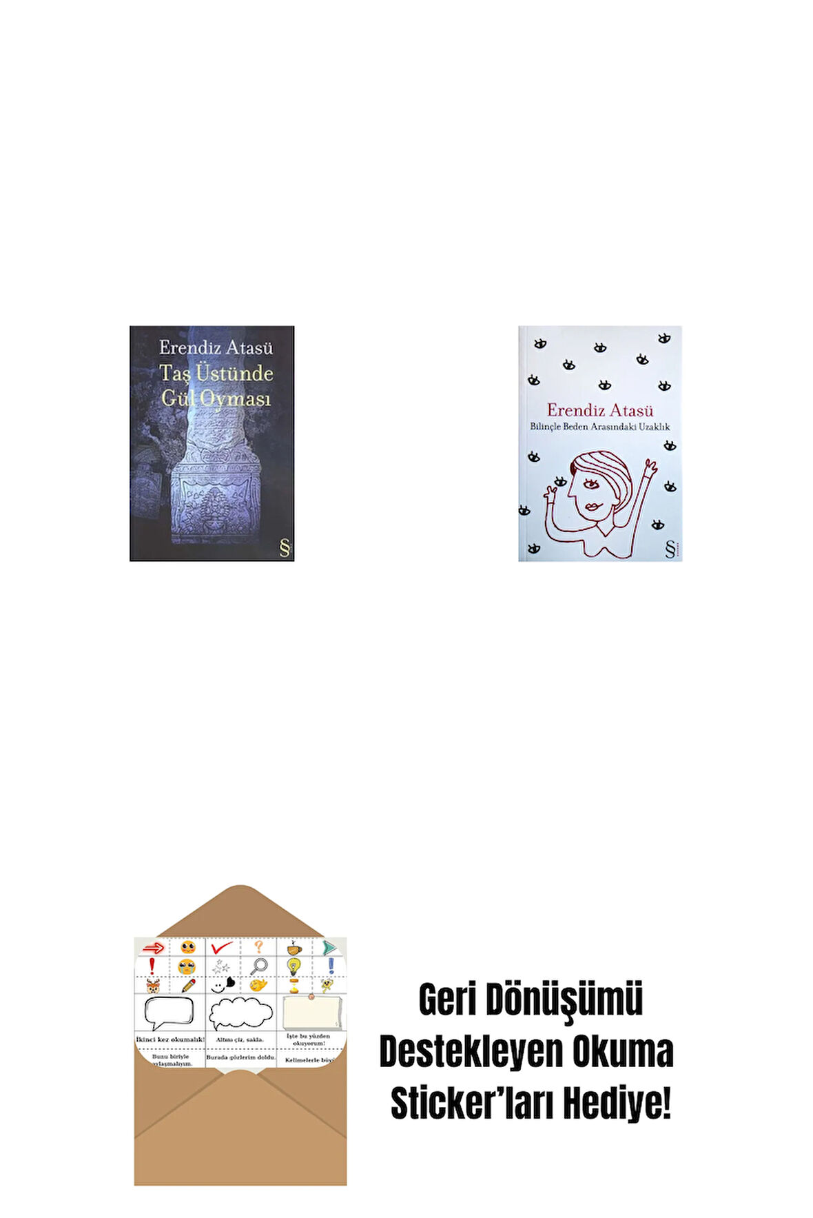 Taş Üstünde Gül Oyması + Bilinçle Beden Arasındaki Uzaklık + Okuma Sticker'ları