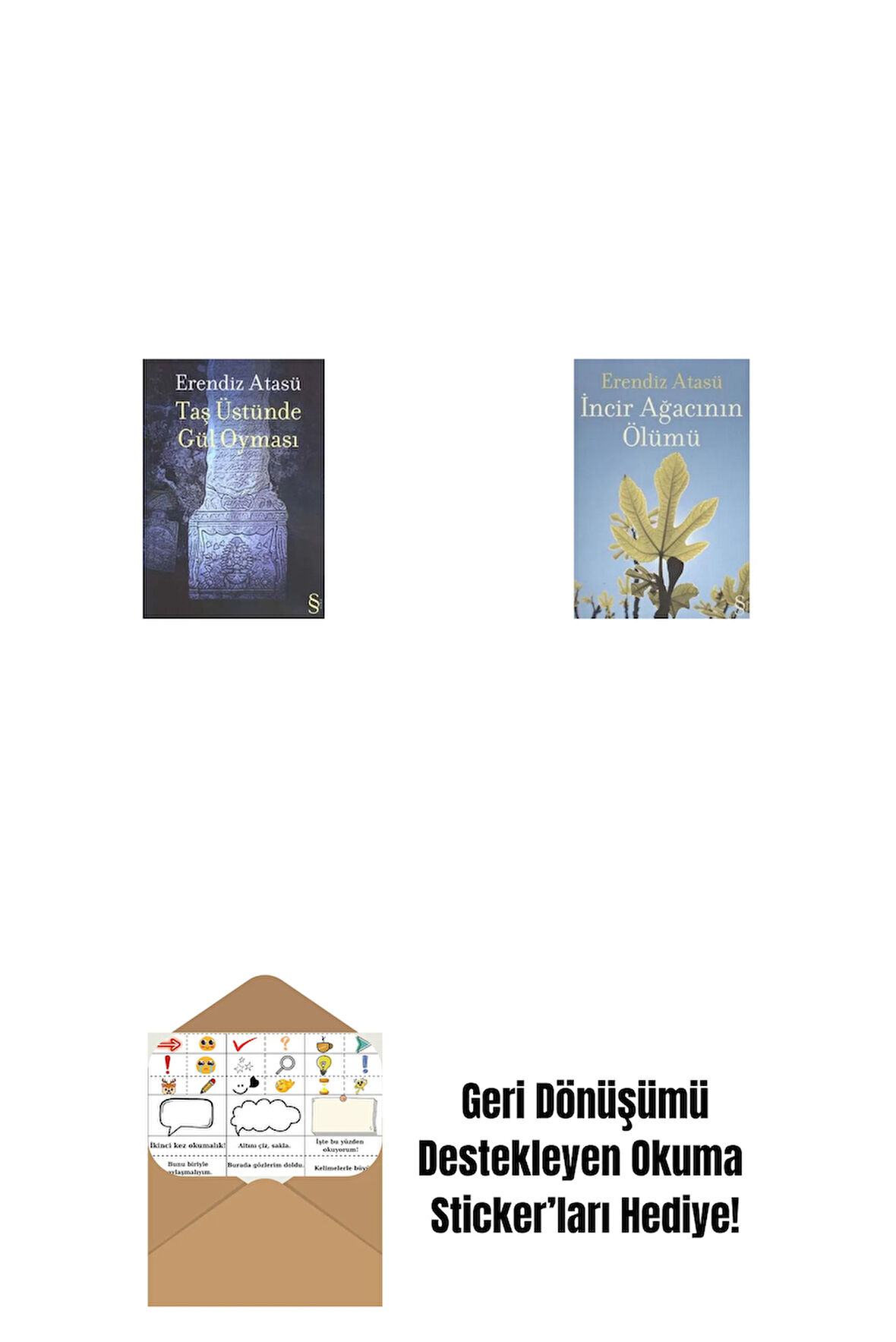 Taş Üstünde Gül Oyması + İncir Ağacının Ölümü + Okuma Sticker'ları