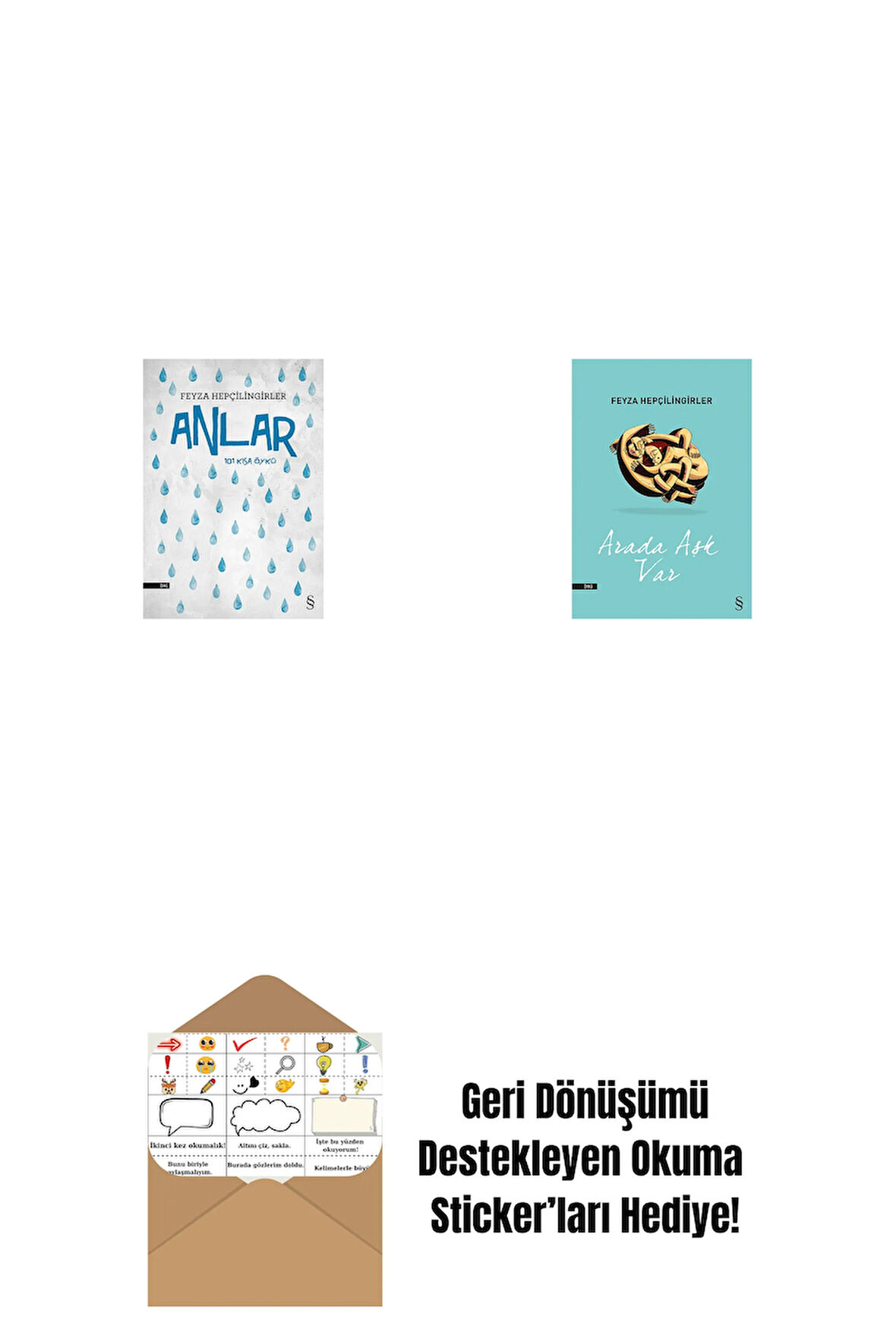 Anlar + Arada Aşk Var + Okuma Sticker'ları