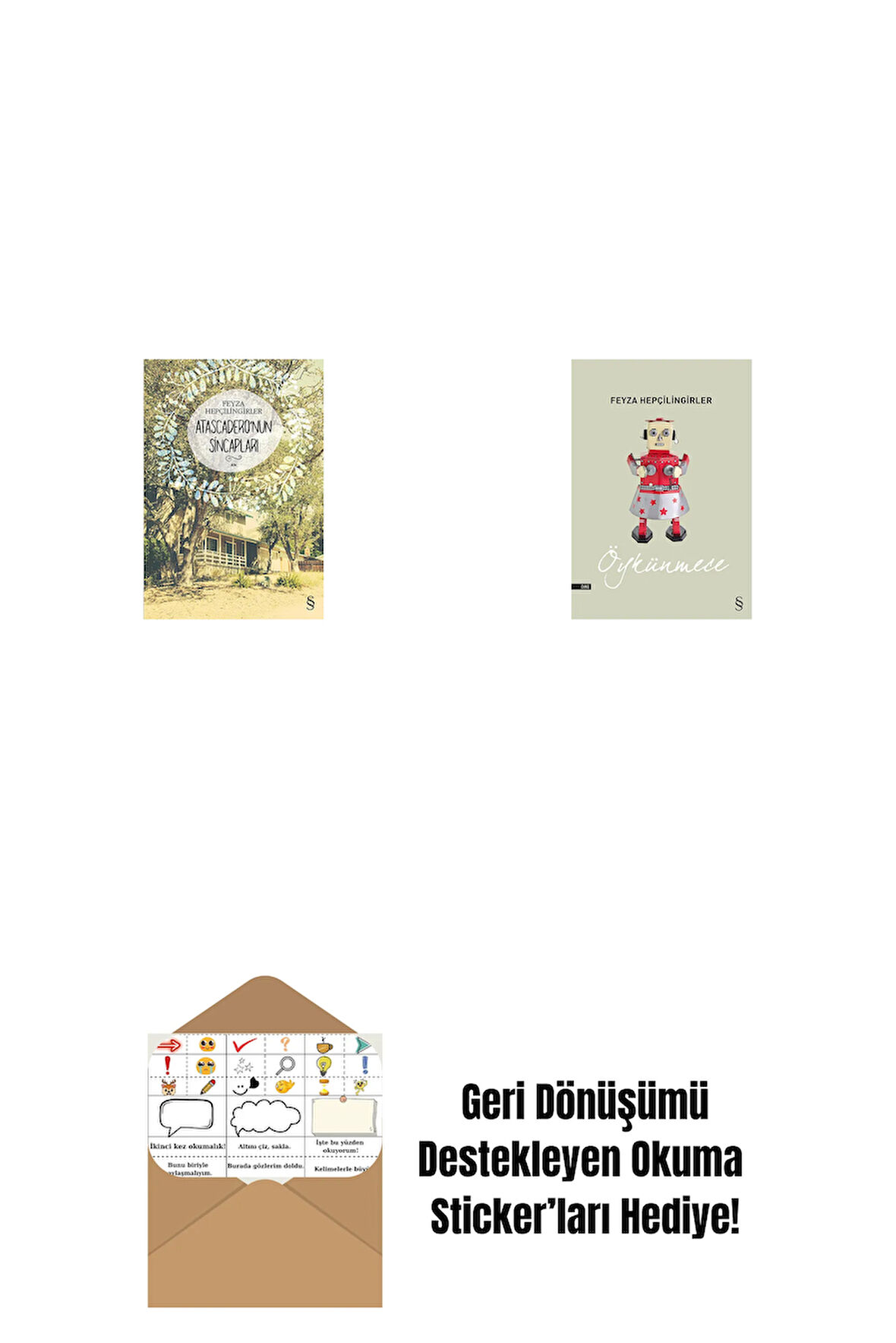 Atascadero'nun Sincapları + Öykünmece + Okuma Sticker'ları