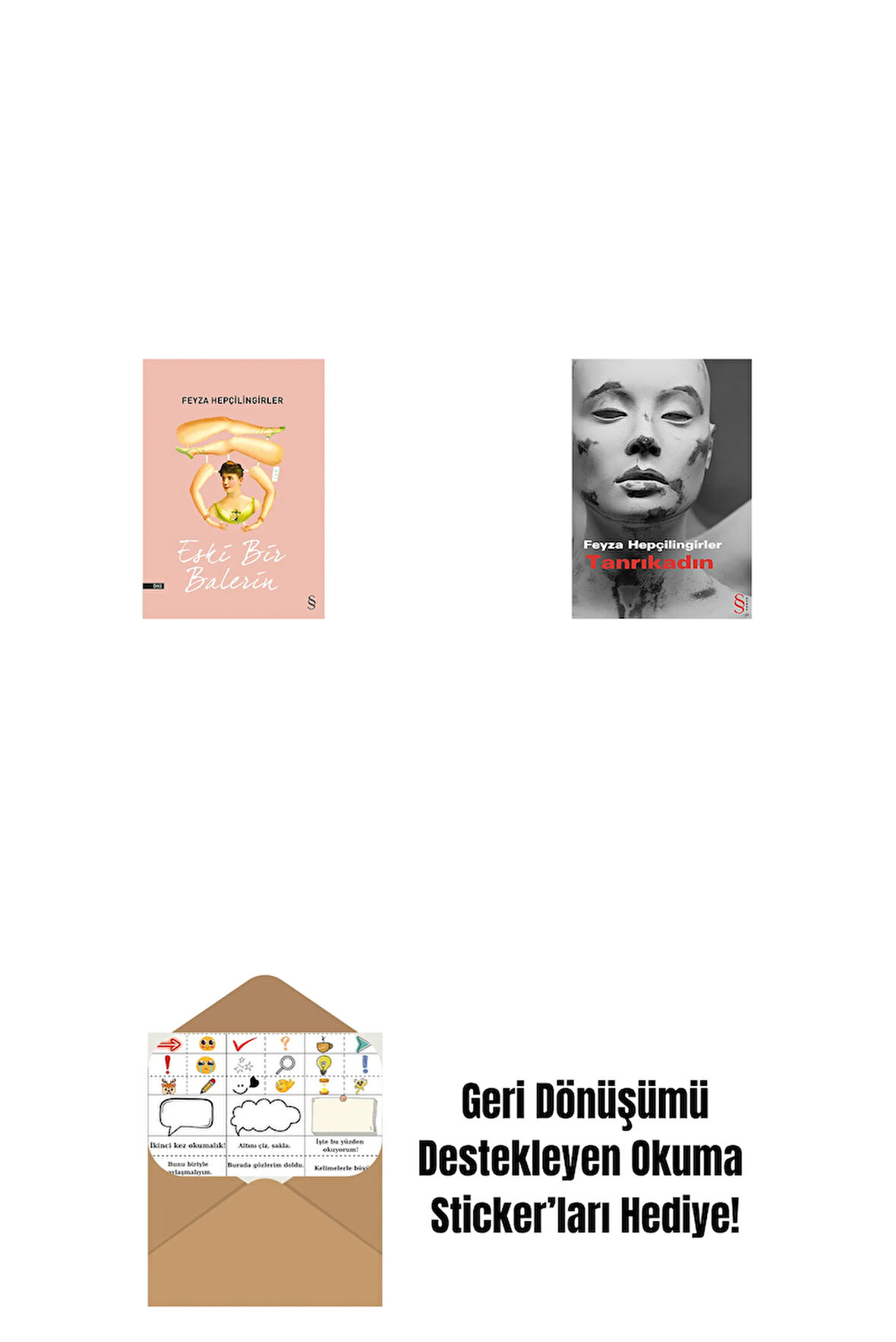 Eski Bir Balerin + Tanrıkadın + Okuma Sticker'ları
