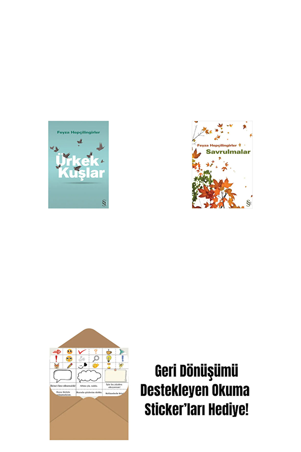 Ürkek Kuşlar + Savrulmalar + Okuma Sticker'ları