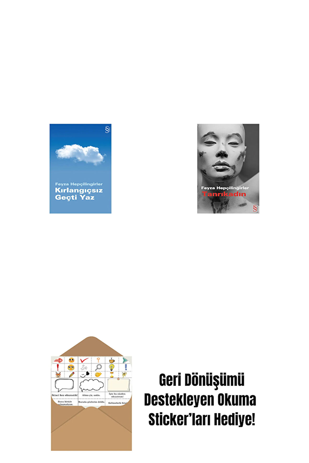 Kırlangıçsız Geçti Yaz + Tanrıkadın + Okuma Sticker'ları