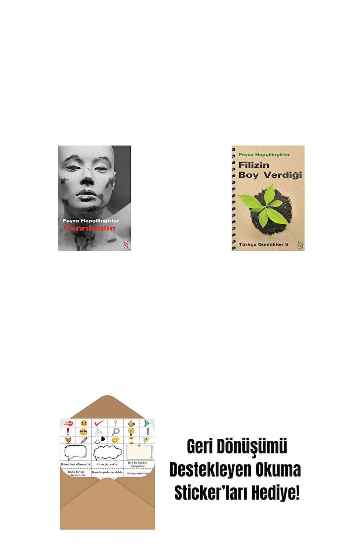Tanrıkadın + Filizin Boy Verdiği + Okuma Sticker'ları