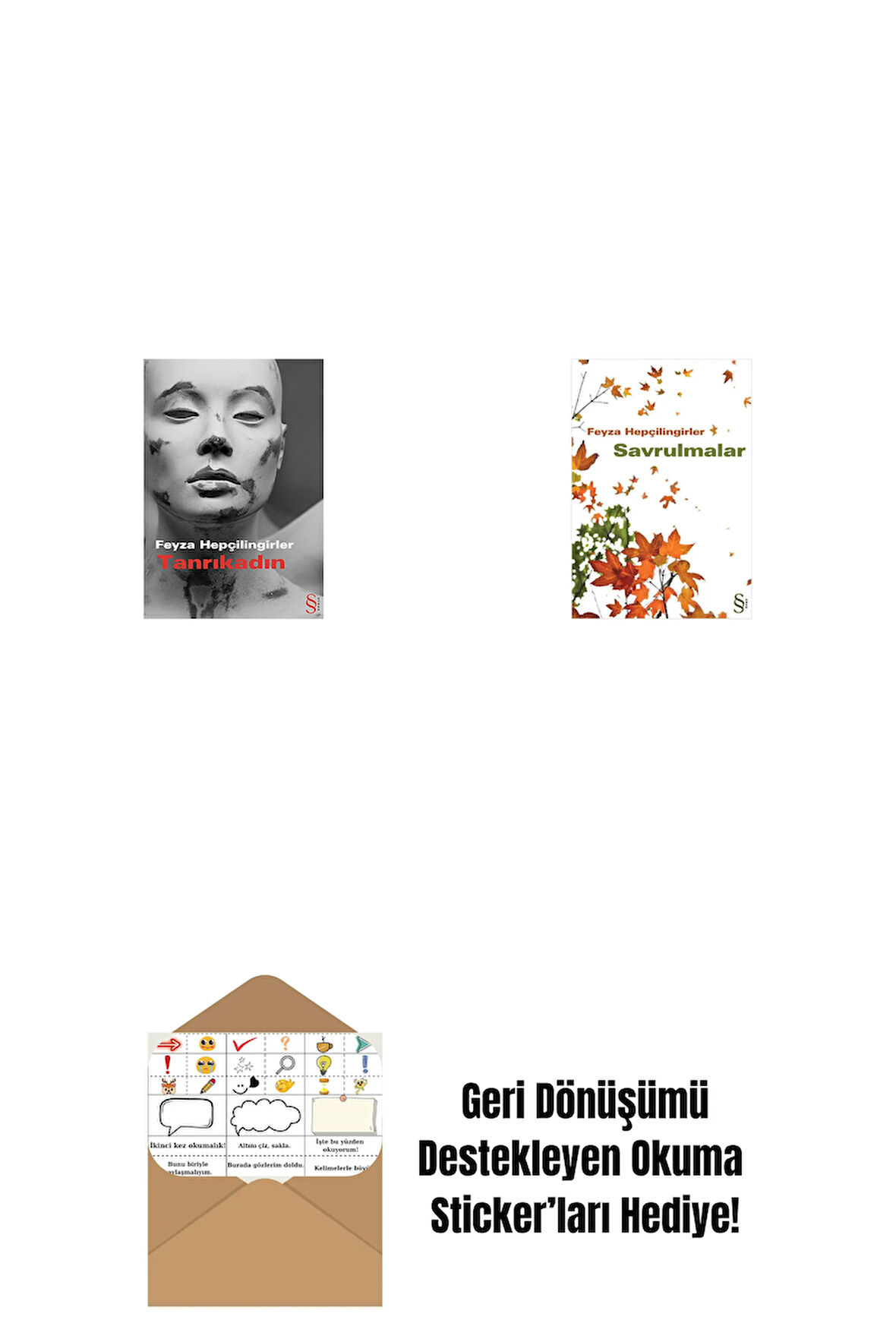 Tanrıkadın + Savrulmalar + Okuma Sticker'ları