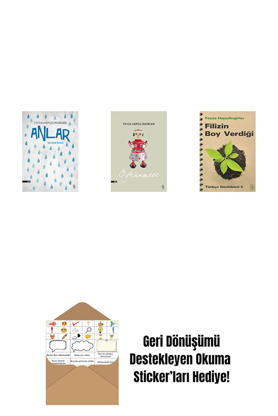 Anlar + Öykünmece + Filizin Boy Verdiği + Okuma Sticker'ları