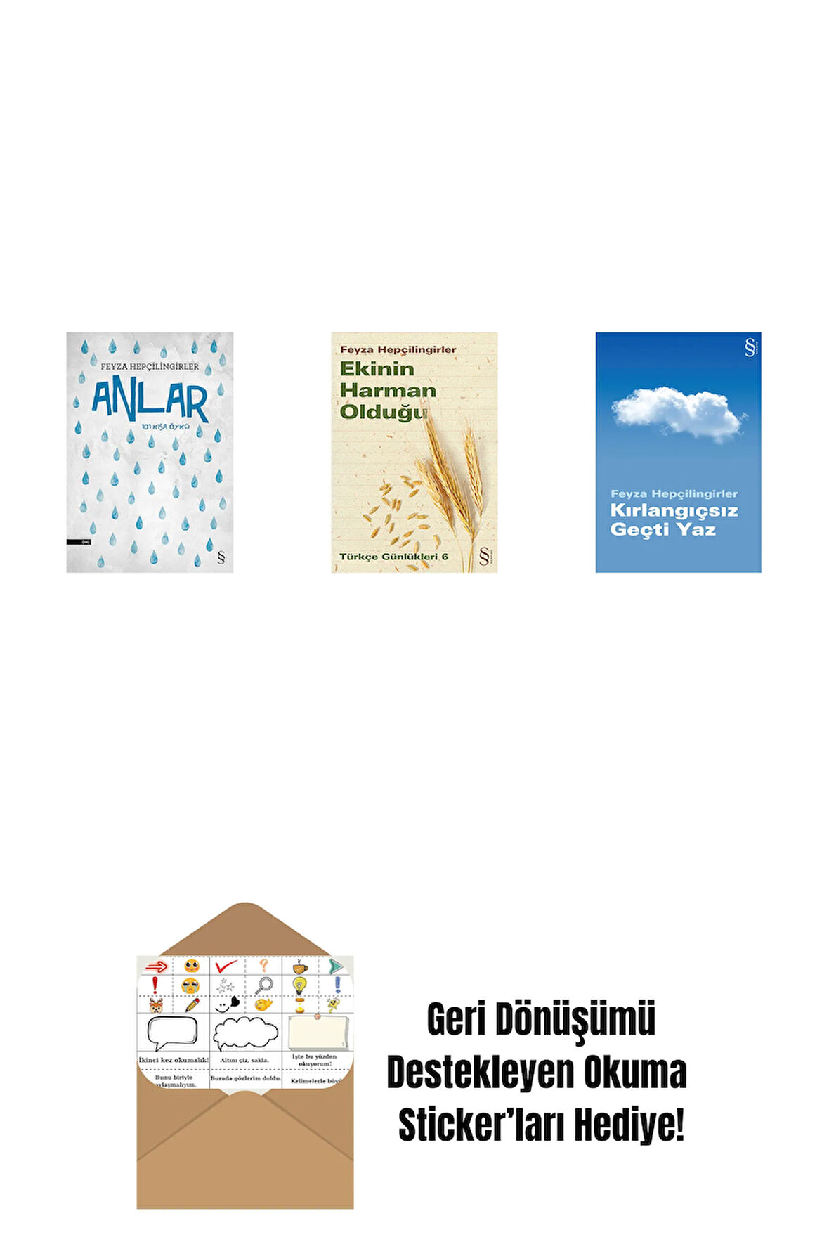 Anlar + Ekinin Harman Olduğu + Kırlangıçsız Geçti Yaz + Okuma Sticker'ları