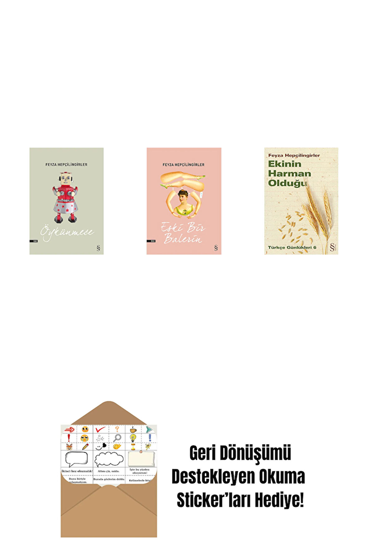 Öykünmece + Eski Bir Balerin + Ekinin Harman Olduğu + Okuma Sticker'ları