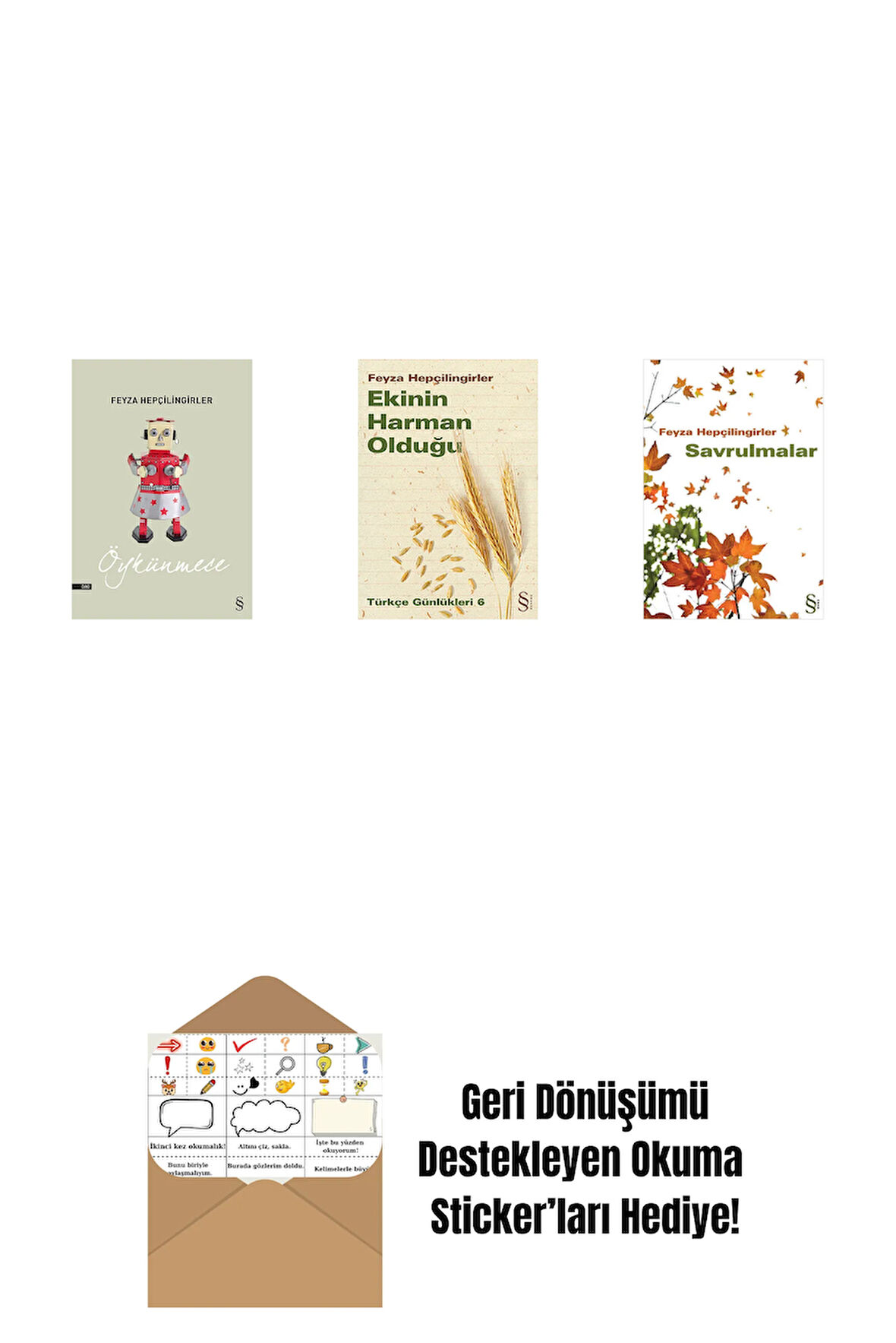 Öykünmece + Ekinin Harman Olduğu + Savrulmalar + Okuma Sticker'ları