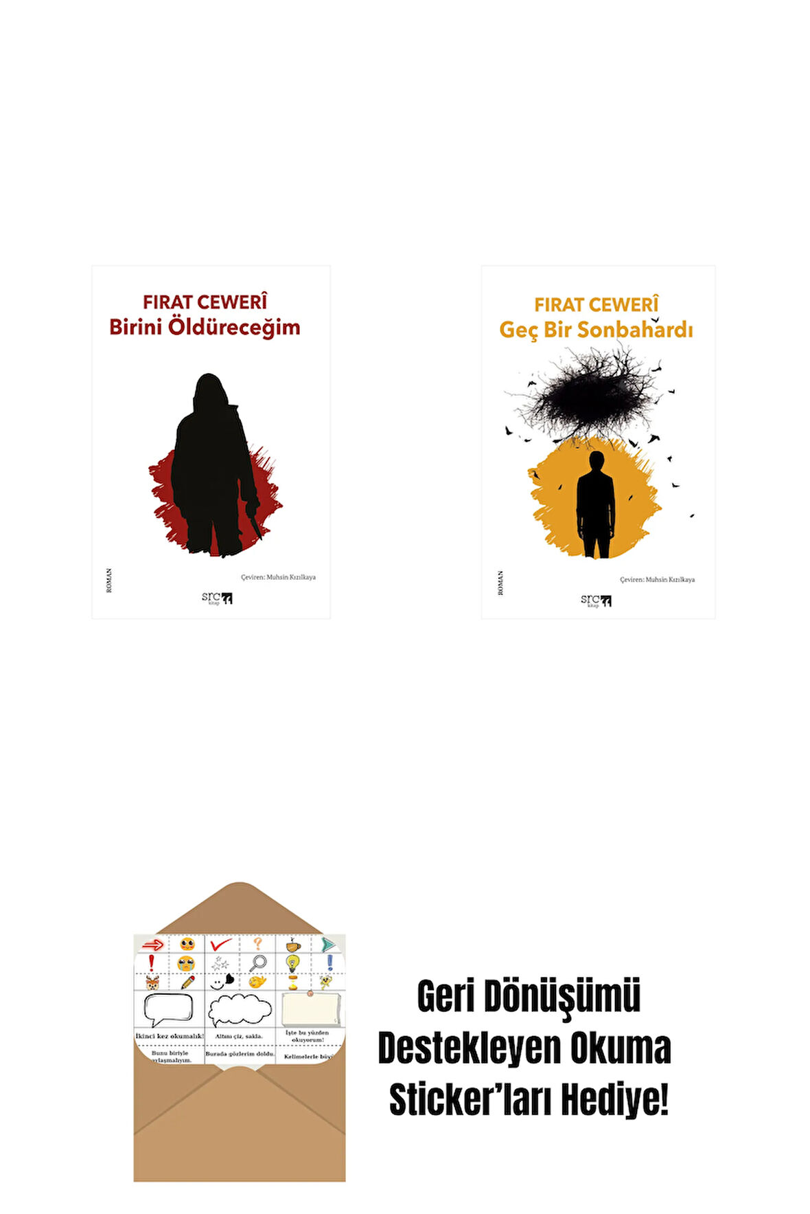 Birini Öldüreceğim + Geç Bir Sonbahardı + Okuma Sticker'ları