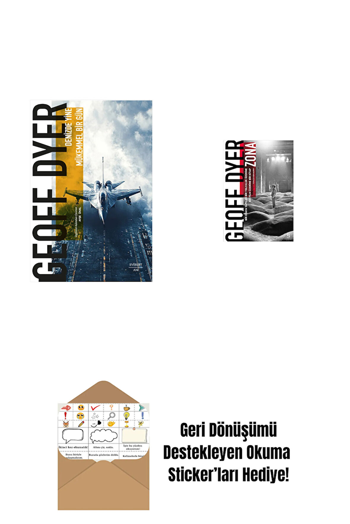 Denizde Yine Mükemmel Bir Gün + Zona + Okuma Sticker'ları