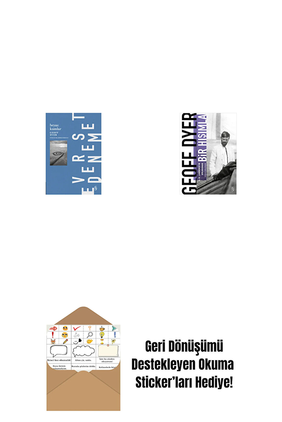 Beyaz Kumlar + Bir Hışımla + Okuma Sticker'ları