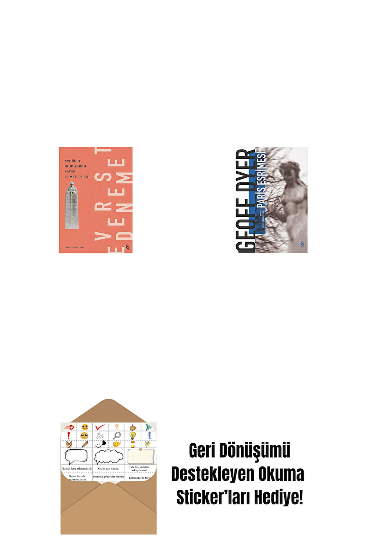 Yeniden Anımsanan Savaş + Paris Esrimesi + Okuma Sticker'ları