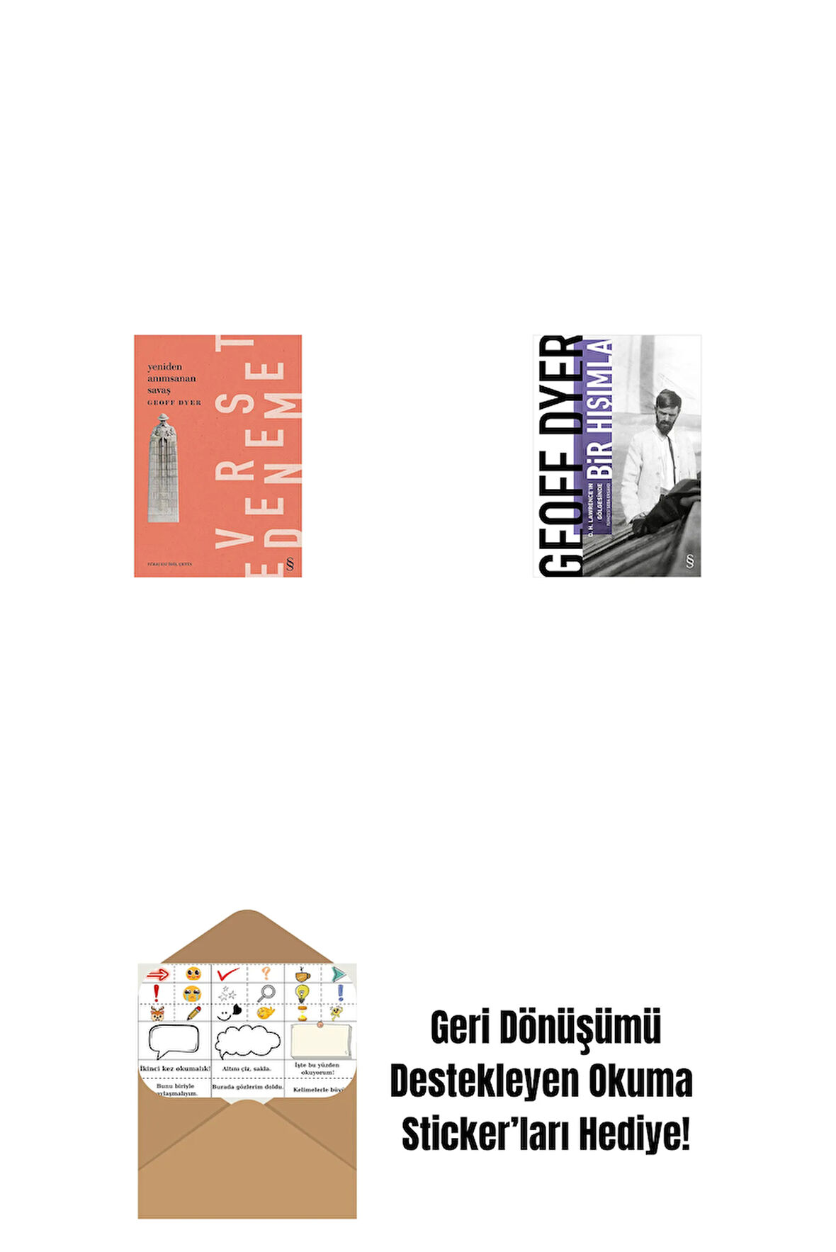 Yeniden Anımsanan Savaş + Bir Hışımla + Okuma Sticker'ları