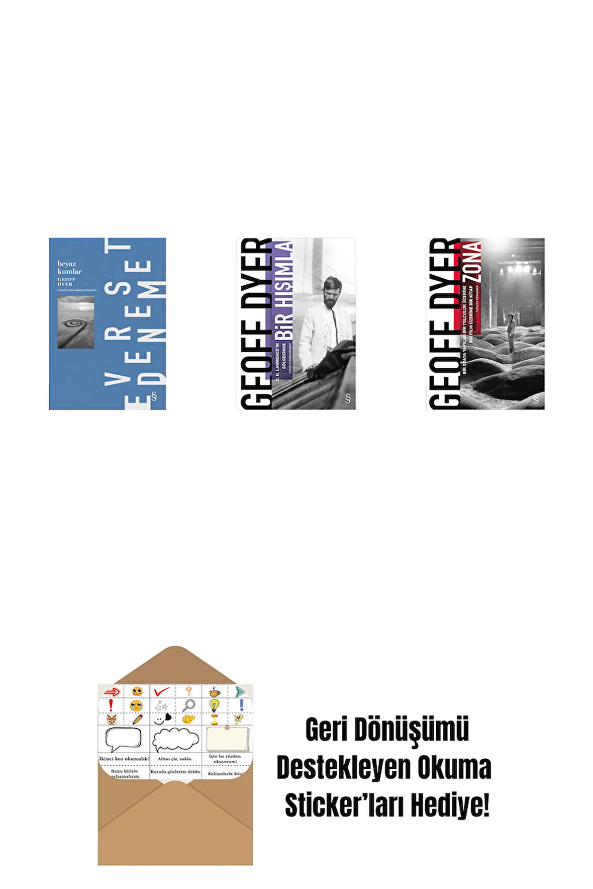 Beyaz Kumlar + Bir Hışımla + Zona + Okuma Sticker'ları