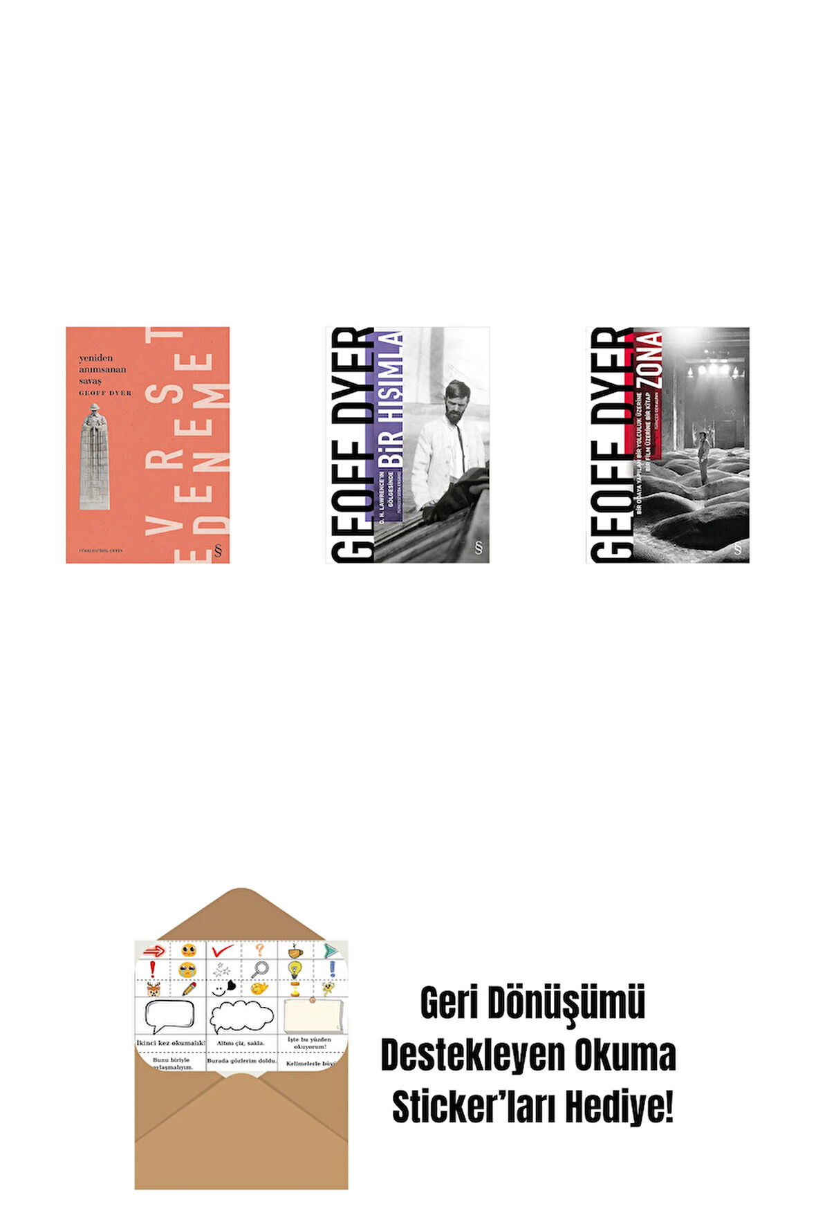 Yeniden Anımsanan Savaş + Bir Hışımla + Zona + Okuma Sticker'ları