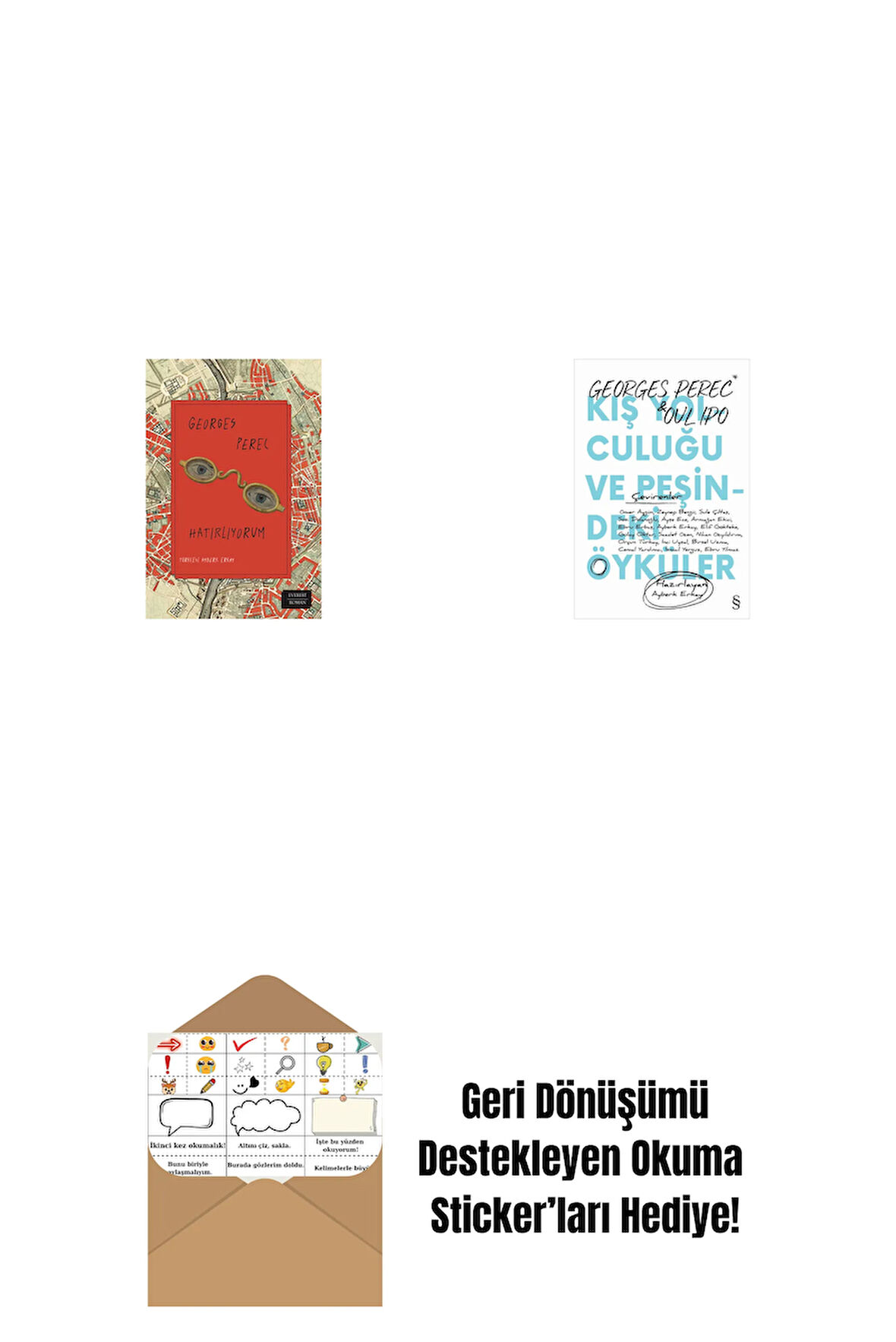 Hatırlıyorum + Kış Yolculuğu ve Peşindeki Öyküler + Okuma Sticker'ları