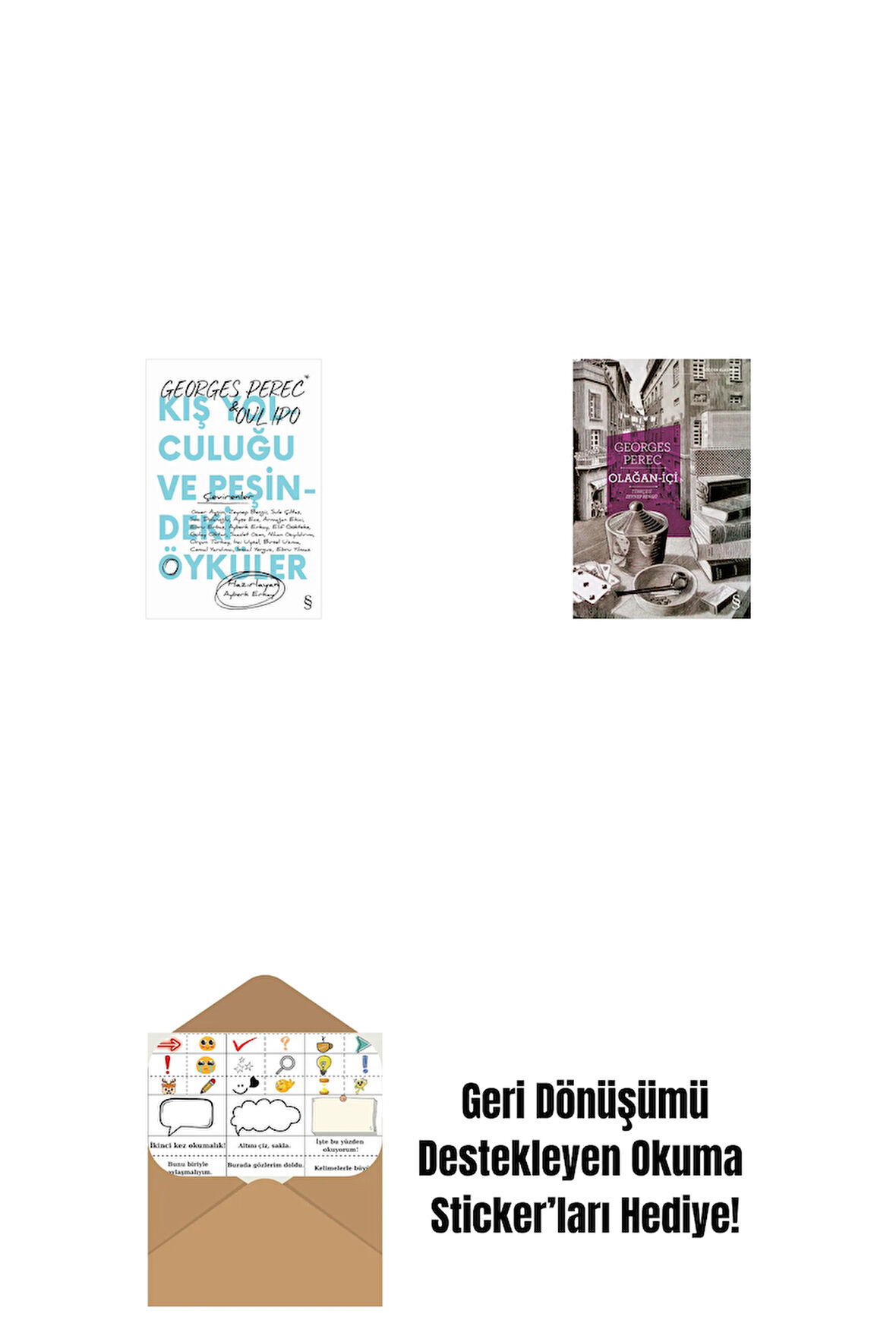 Kış Yolculuğu ve Peşindeki Öyküler + Olağan-İçi + Okuma Sticker'ları