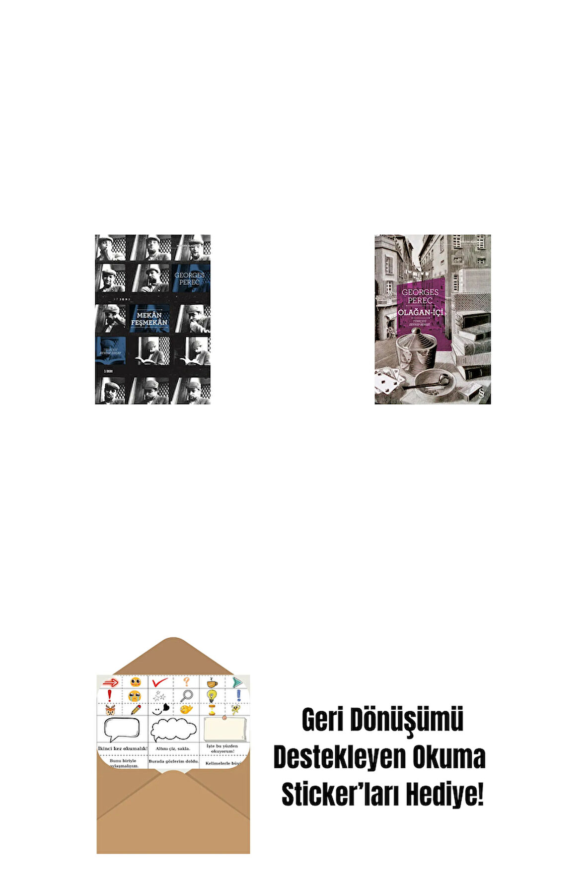 Mekân Feşmekân + Olağan-İçi + Okuma Sticker'ları