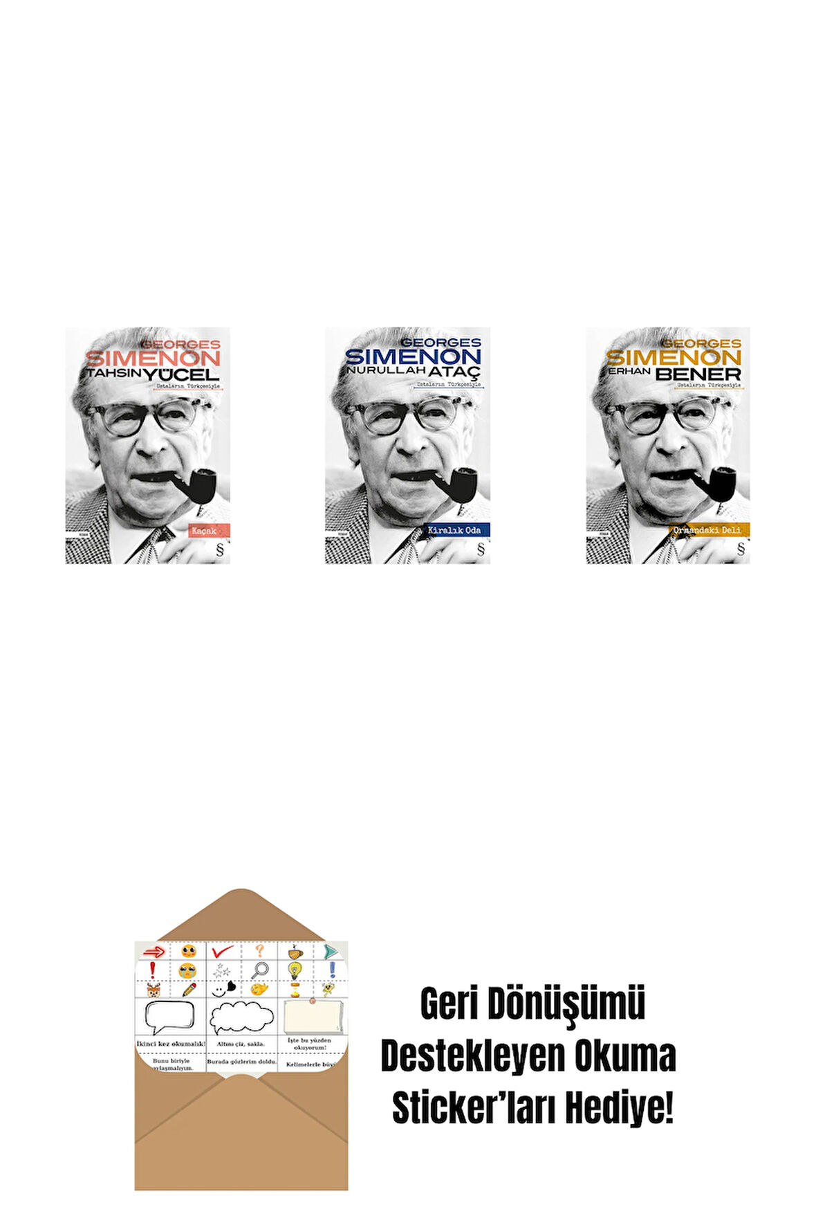 Kaçak + Kiralık Oda + Ormandaki Deli + Okuma Sticker'ları