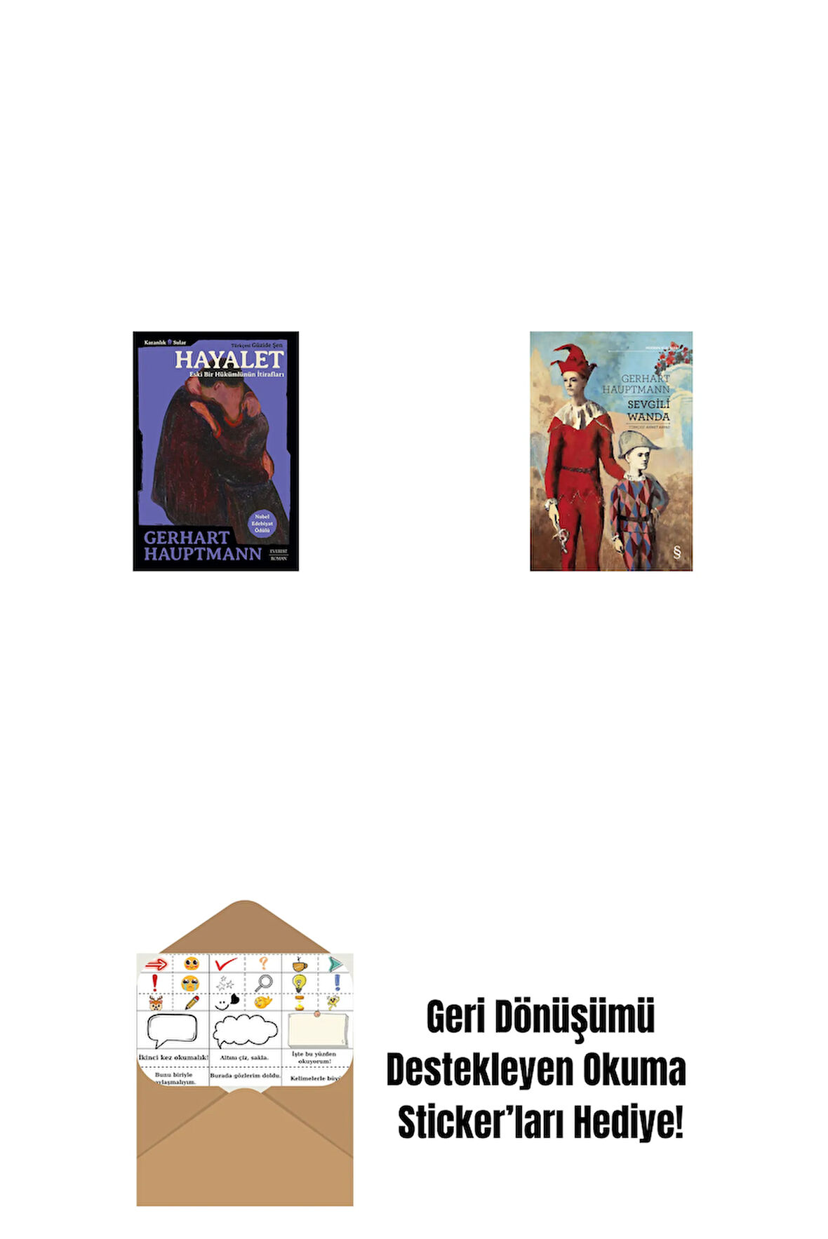 Hayalet + Sevgili Wanda + Okuma Sticker'ları