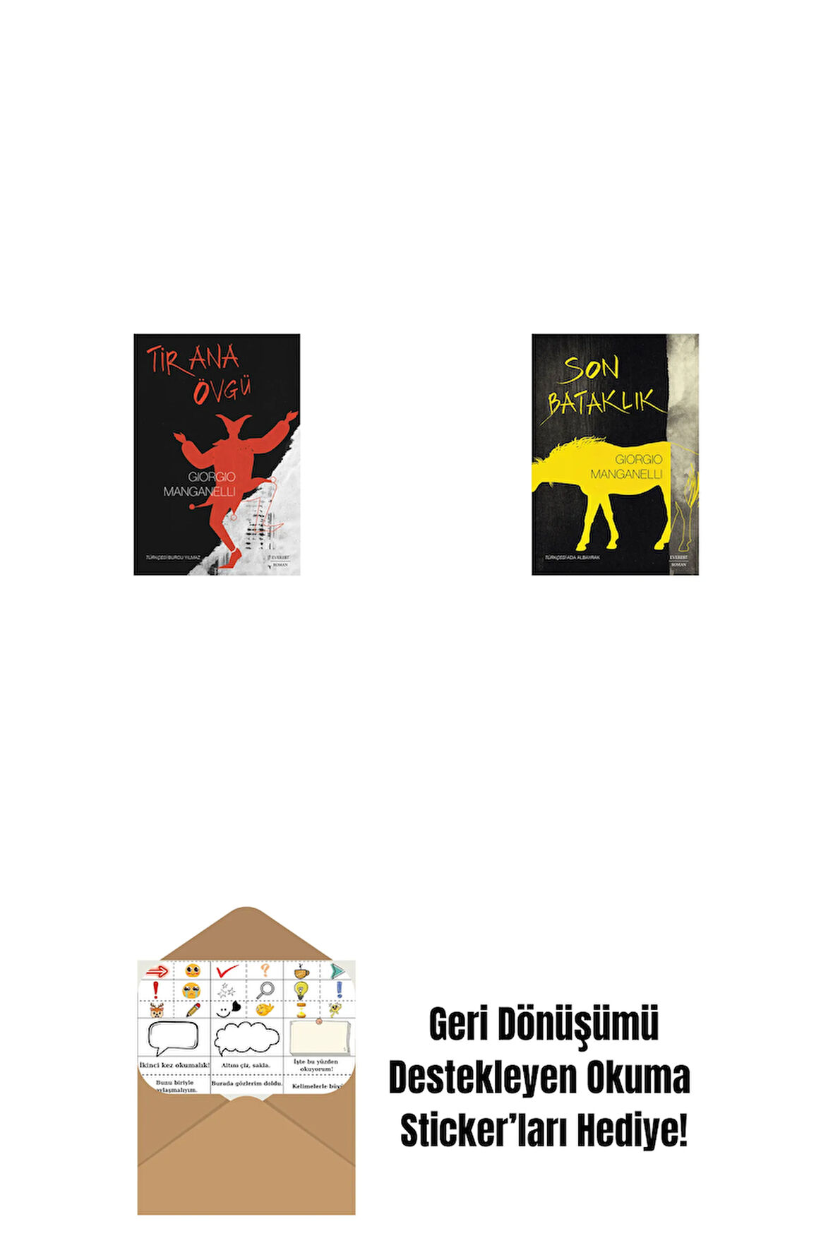 Tirana Övgü + Son Bataklık + Okuma Sticker'ları