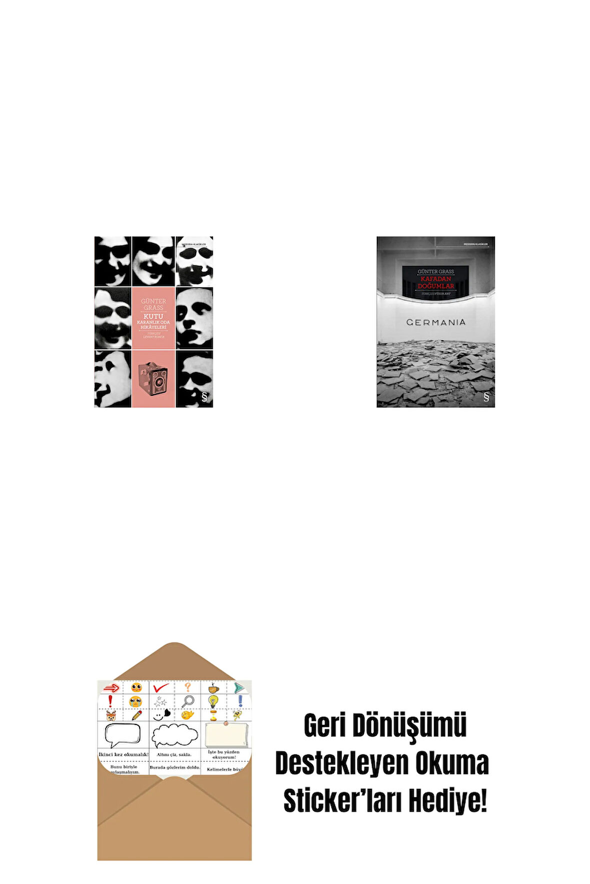 Kutu + Germania + Okuma Sticker'ları