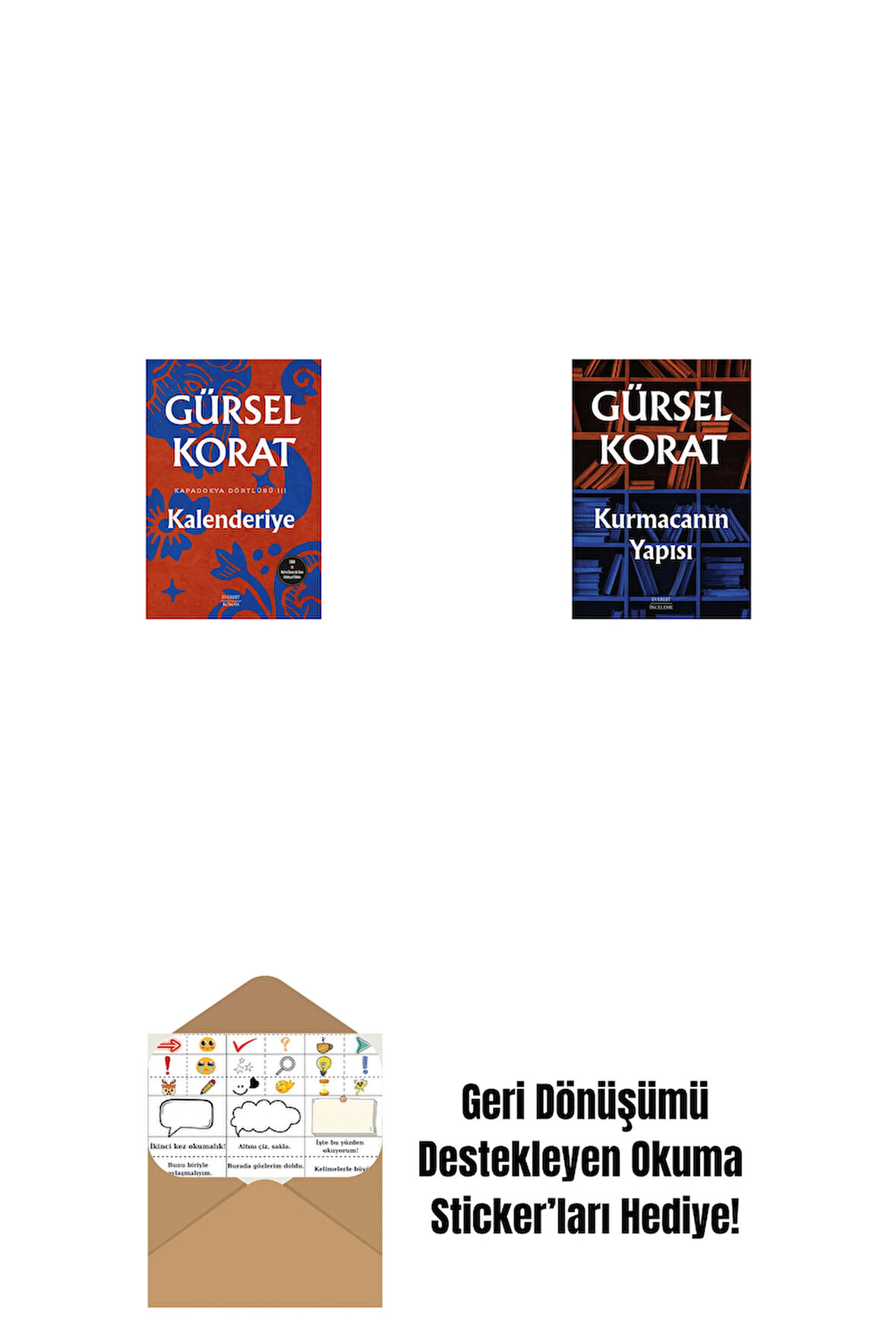 Kalenderiye + Kurmacanın Yapısı + Okuma Sticker'ları