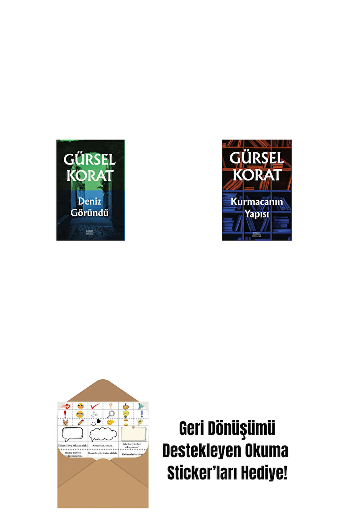 Deniz Göründü + Kurmacanın Yapısı + Okuma Sticker'ları
