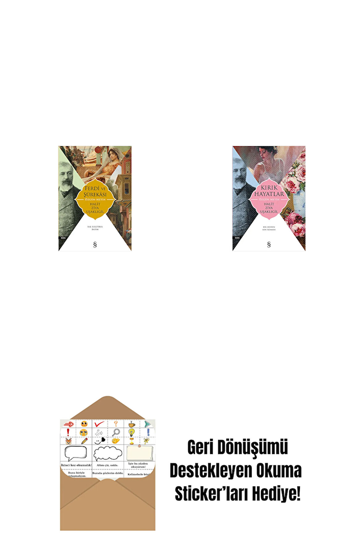 Ferdi ve Şürekası + Kırık Hayatlar - Özgün Metin + Okuma Sticker'ları