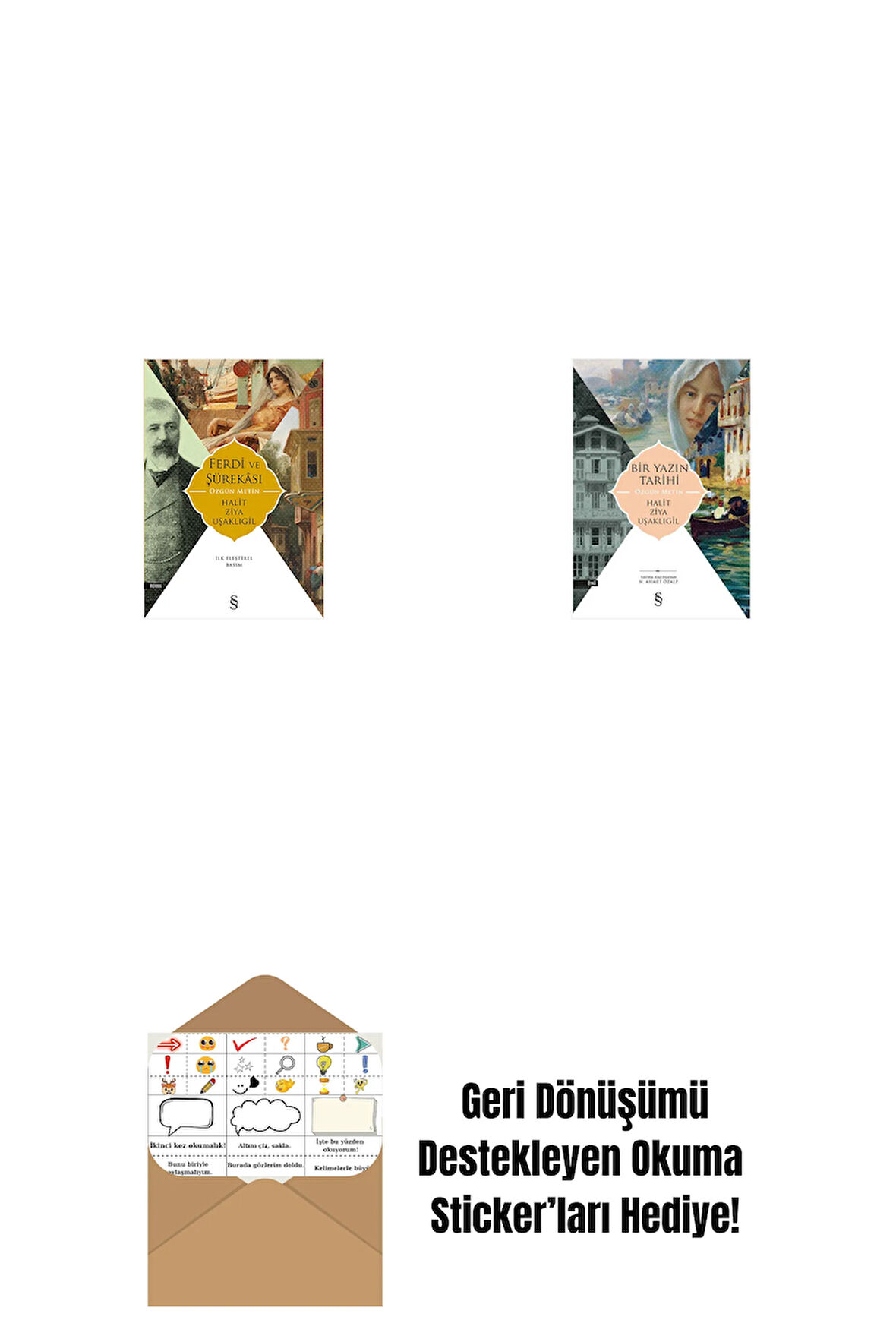 Ferdi ve Şürekası + Bir Yazın Tarihi + Okuma Sticker'ları