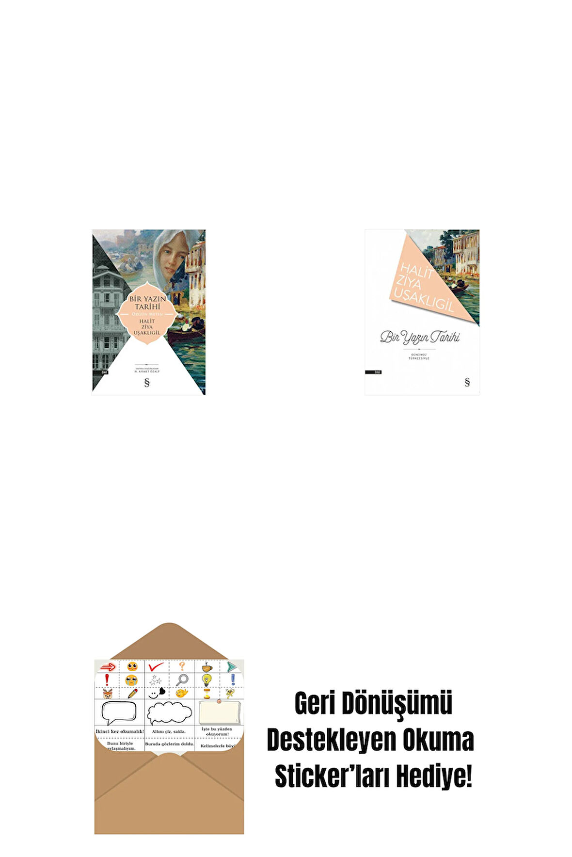 Bir Yazın Tarihi + Bir Yazın Tarihi + Okuma Sticker'ları