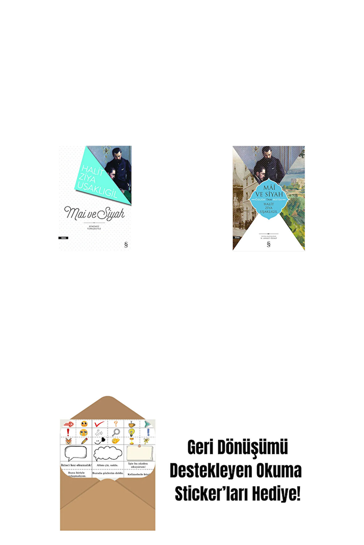 Mâi ve Siyah + Mâî ve Siyah - Özgün Tam Metin + Okuma Sticker'ları