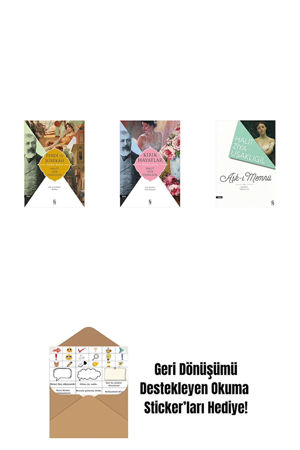 Ferdi ve Şürekası + Kırık Hayatlar - Özgün Metin + Aşk-ı Memnu + Okuma Sticker'ları