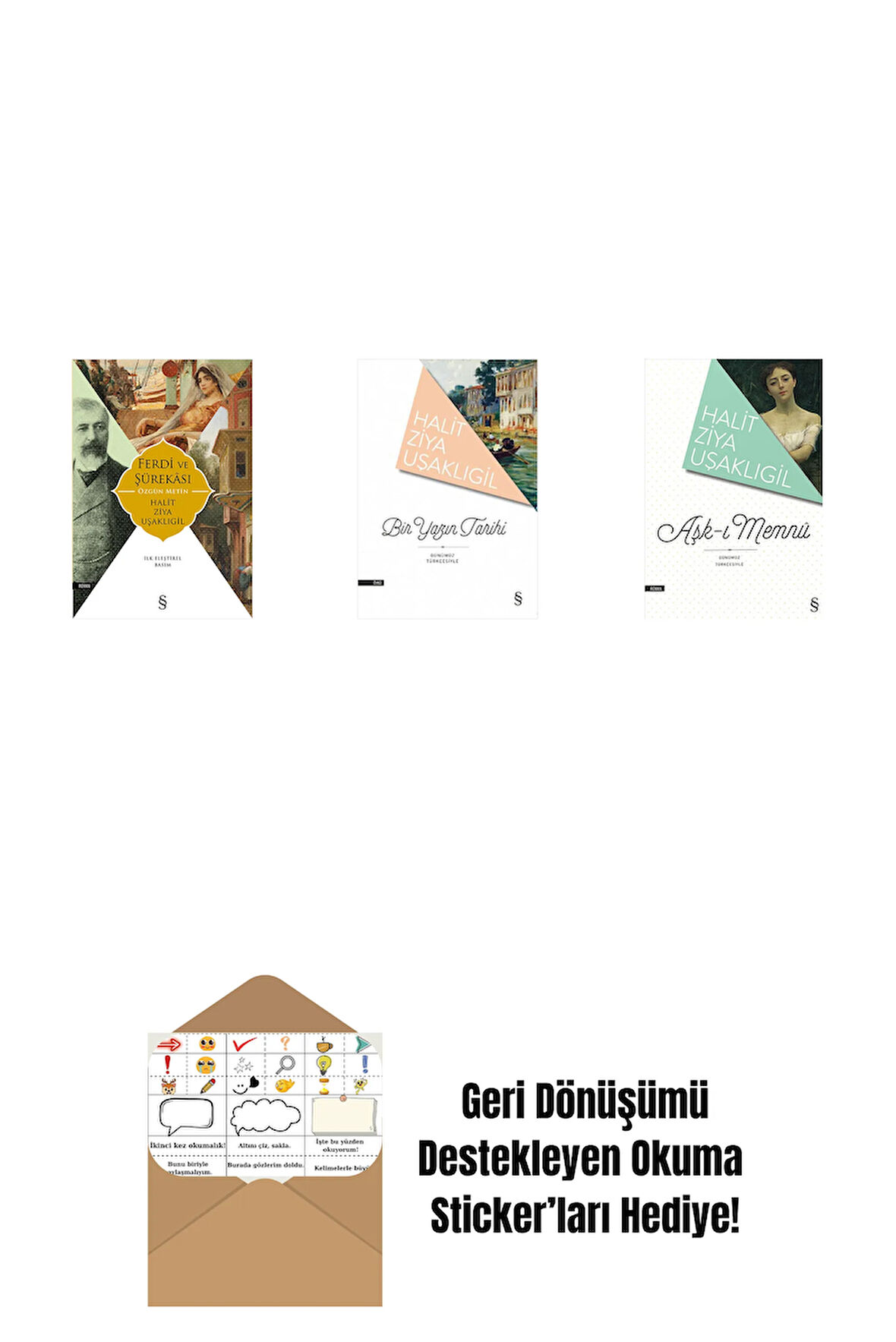 Ferdi ve Şürekası + Bir Yazın Tarihi + Aşk-ı Memnu + Okuma Sticker'ları